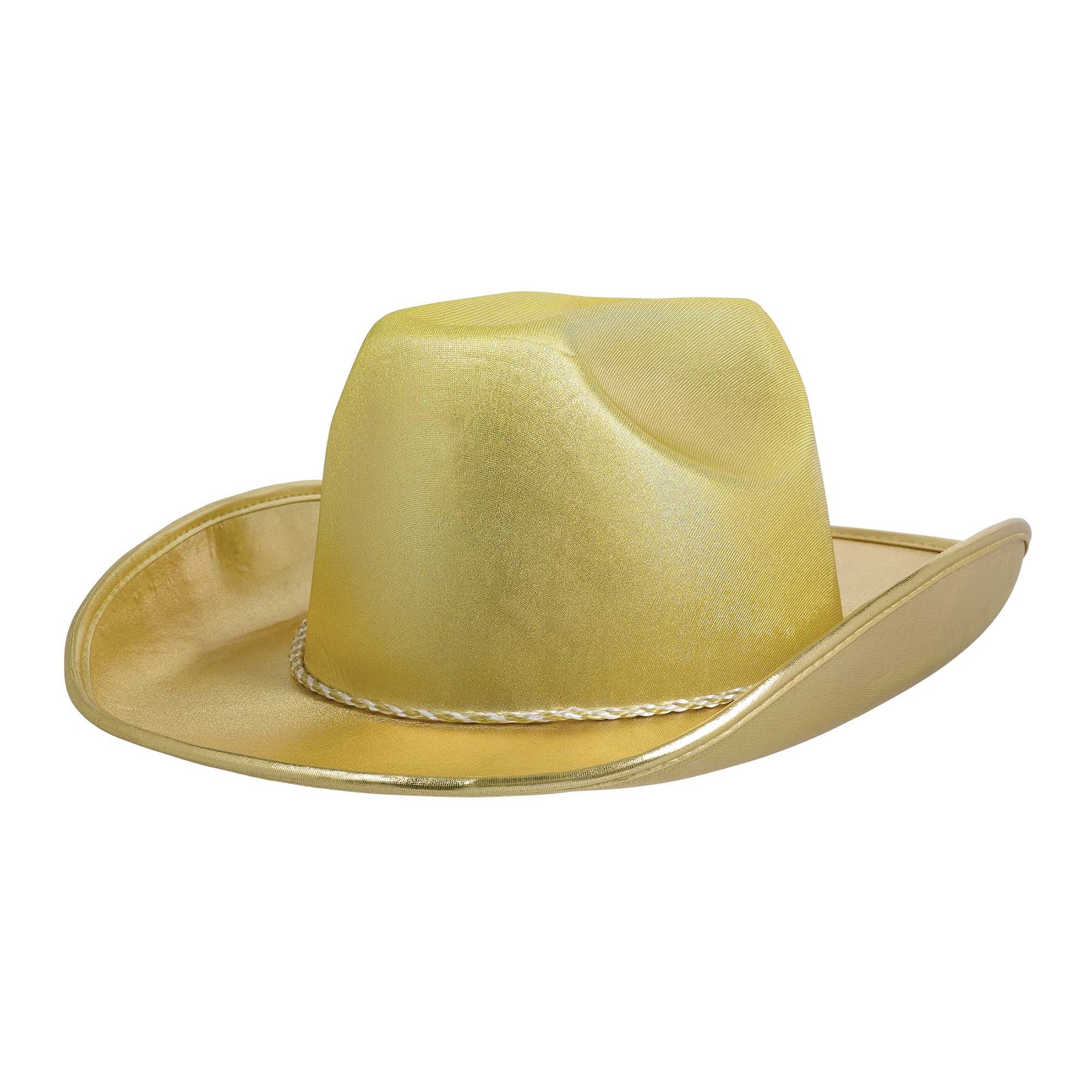 Halloween Velour Cowboy Hat Gold 5x13in