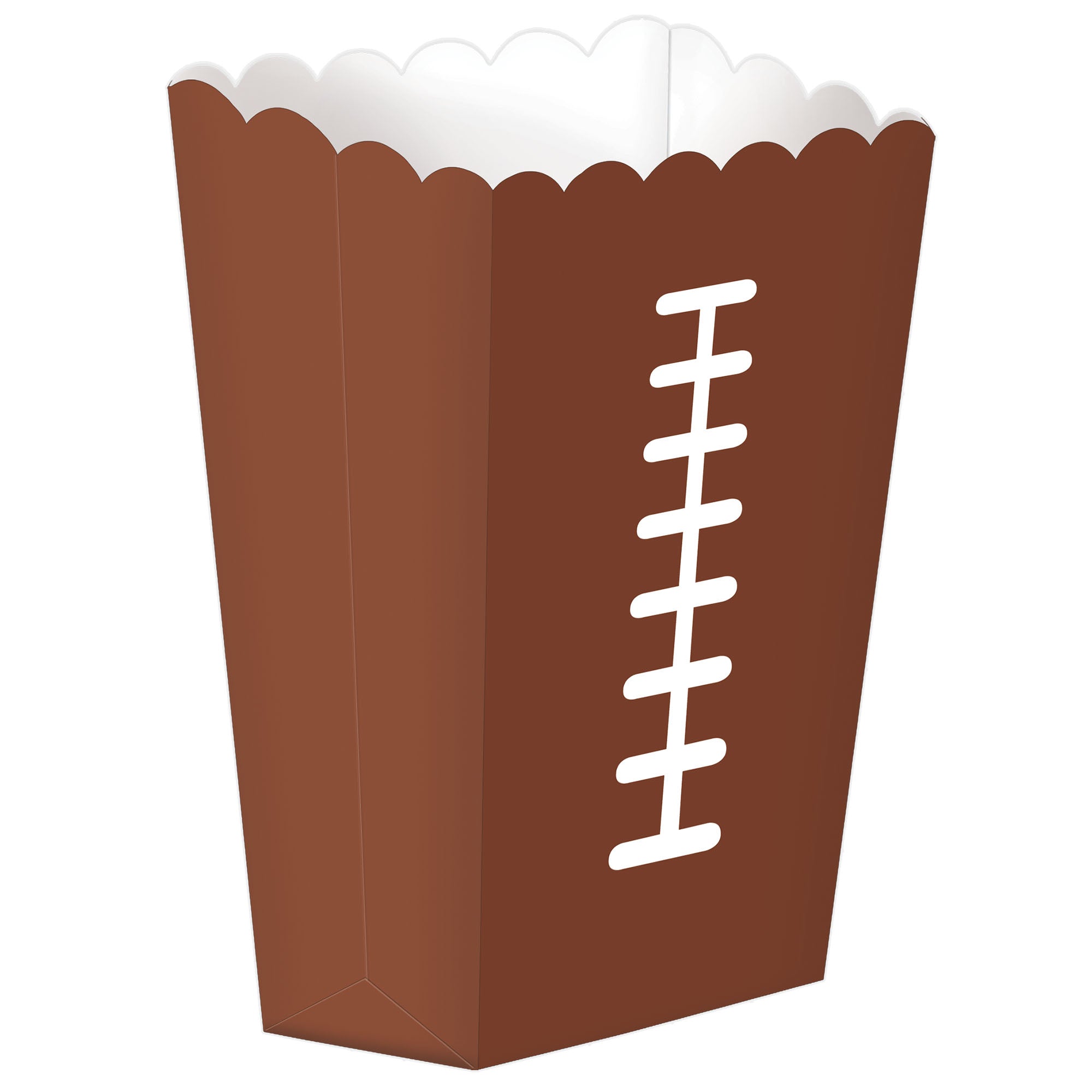 Football 8 Large Snack Boxes Paper   7.5x3.5x2.25in