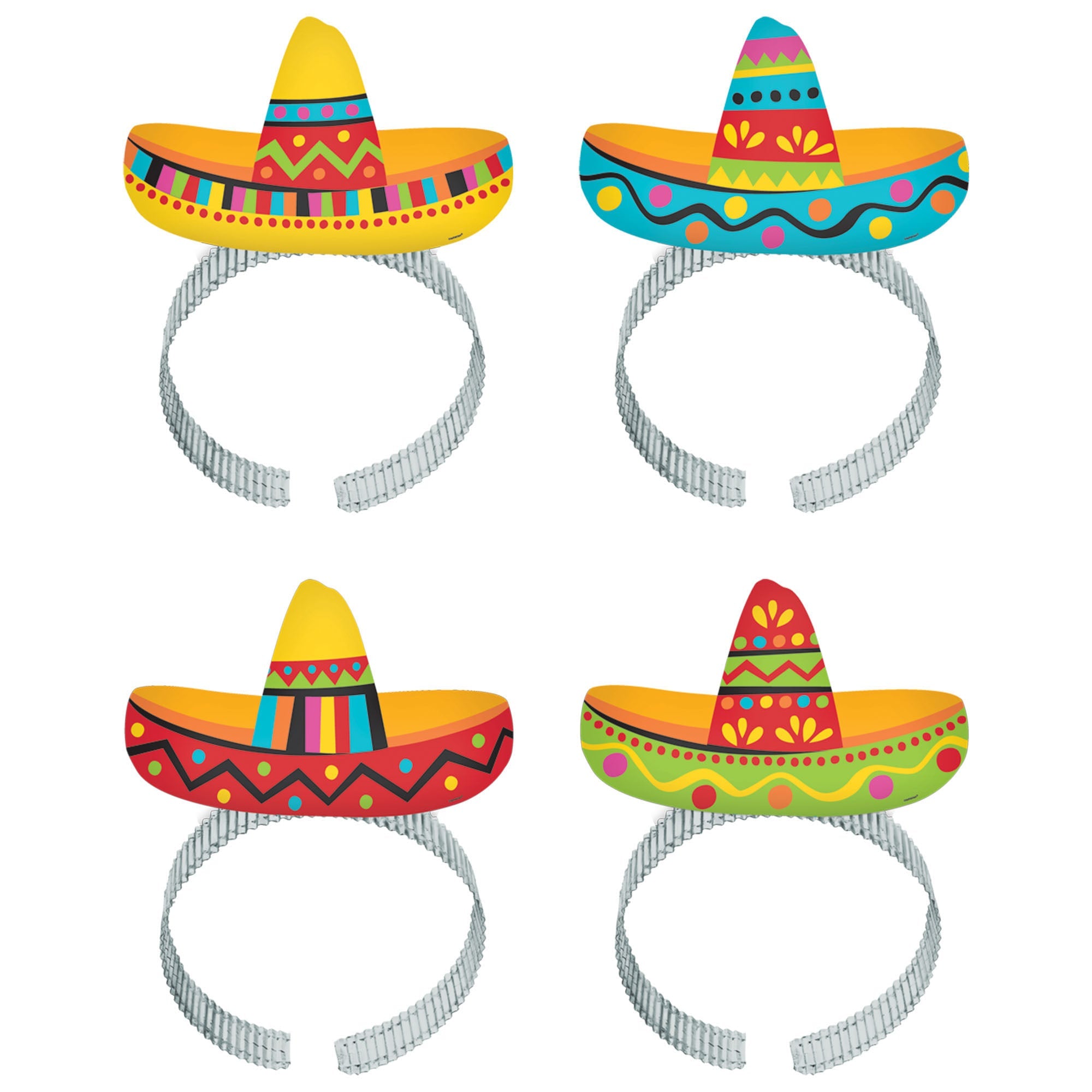 8 Sombrero Headbands  8x5.875in