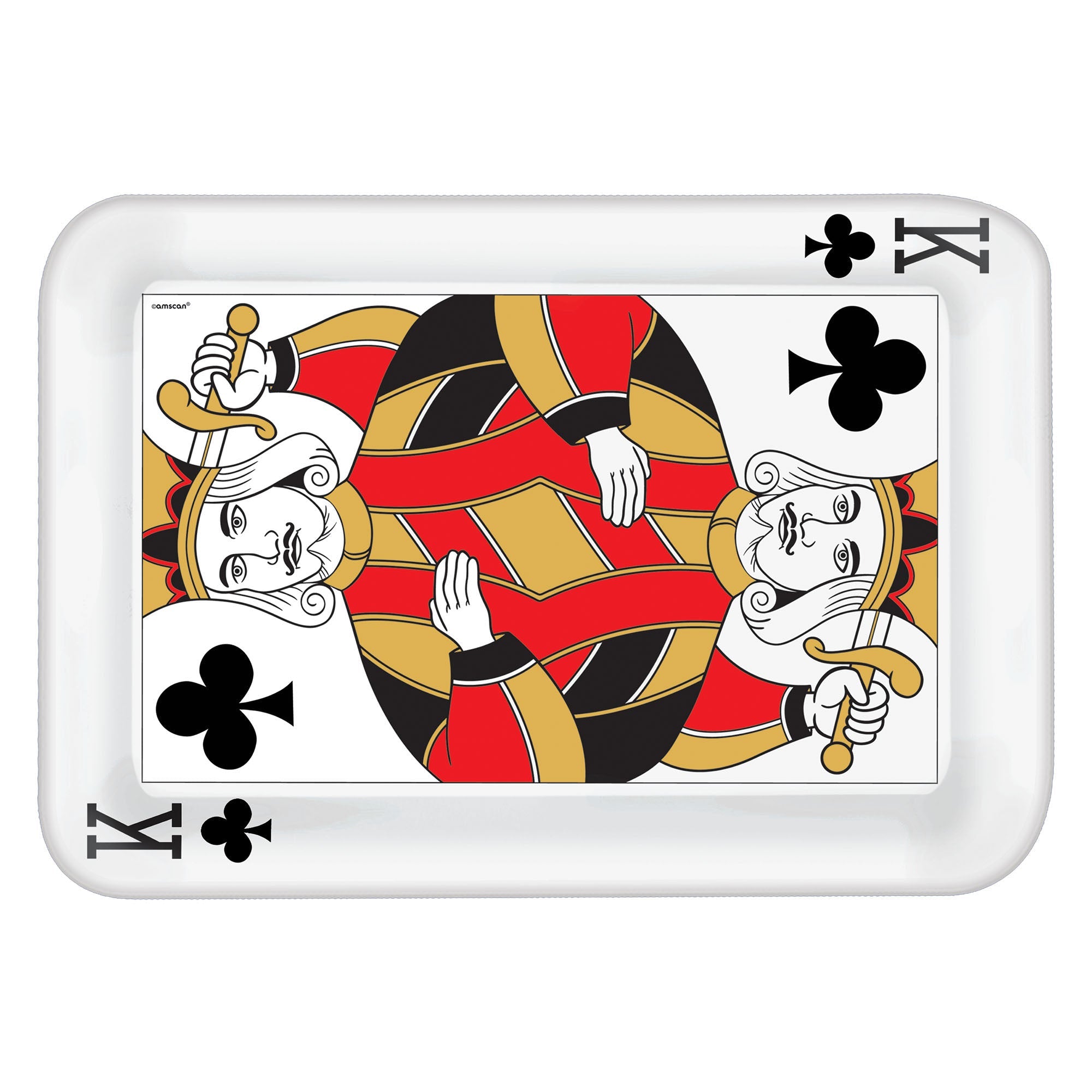 Roll The Dice  Small Serving Plastic Tray   8x11in