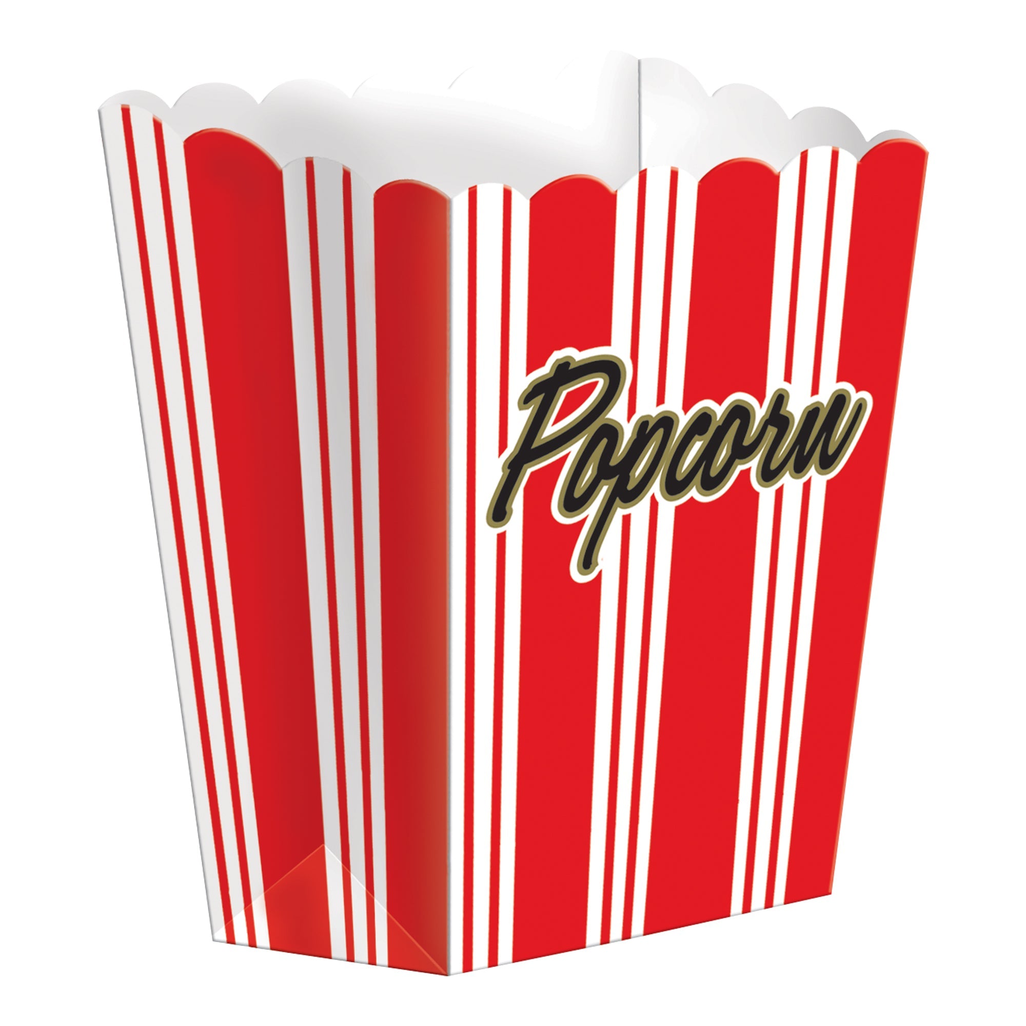 8 Large Popcorn Boxes  Paper  7.25x5.25in