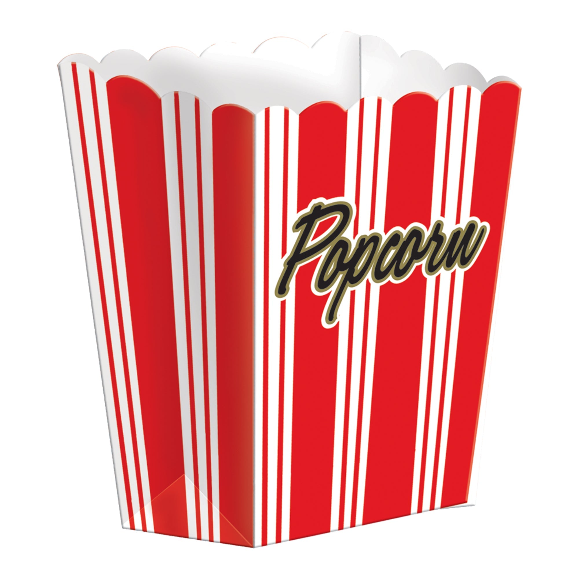 8 Small Popcorn Boxes  Paper  5.25x3.75in