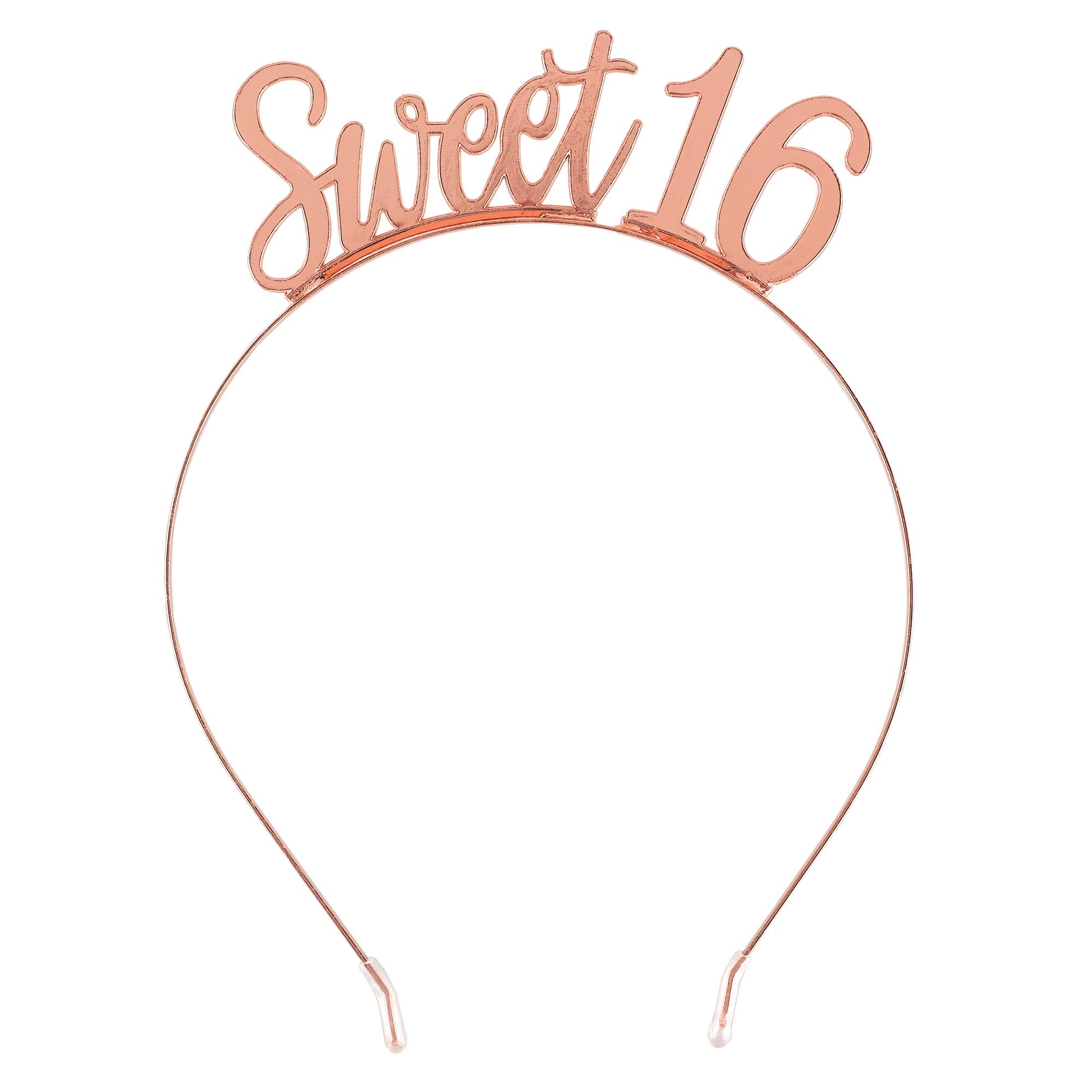 Sixteen Blush Headband  Metal   6.375x4.625in