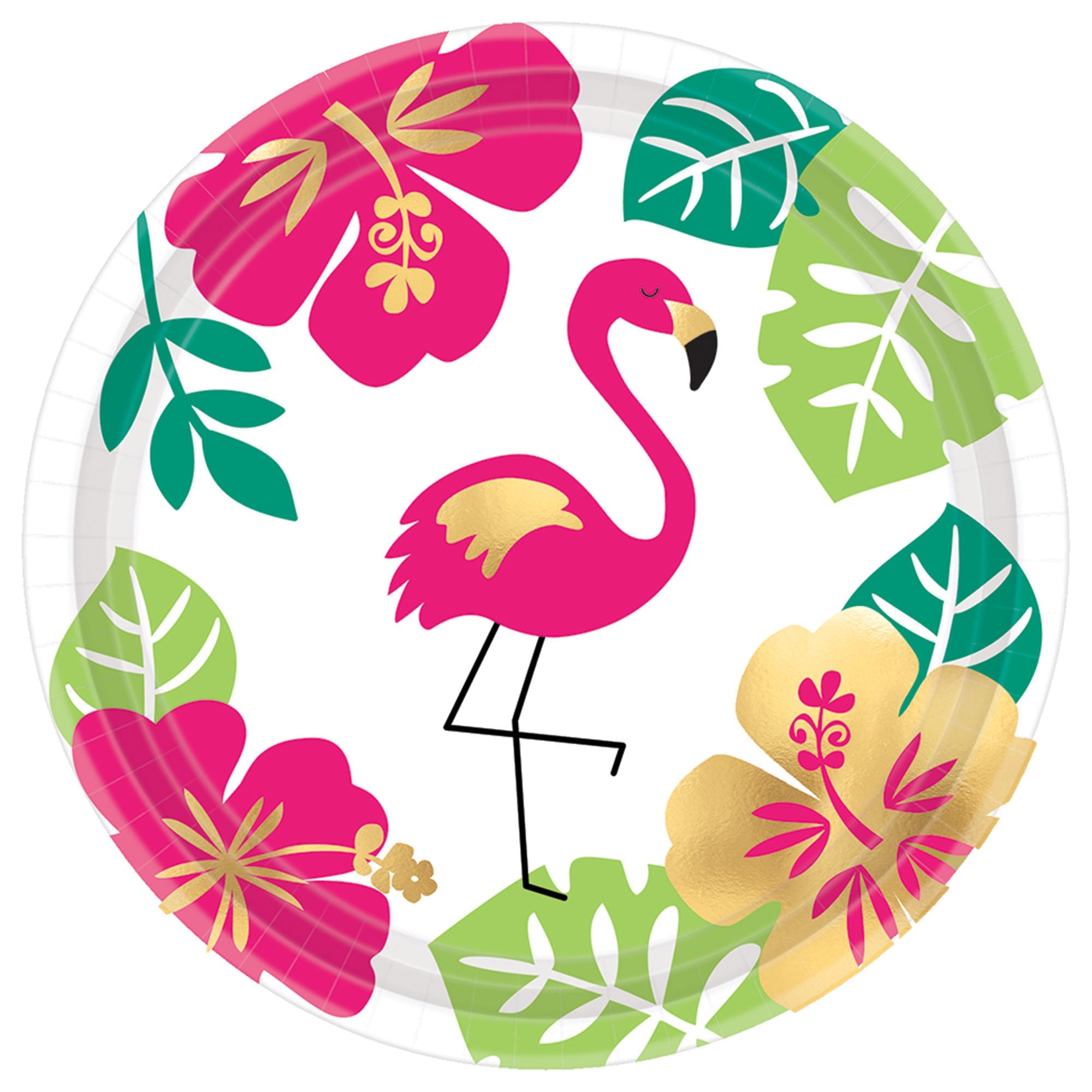 Aloha  8 Round Paper Plates  7in