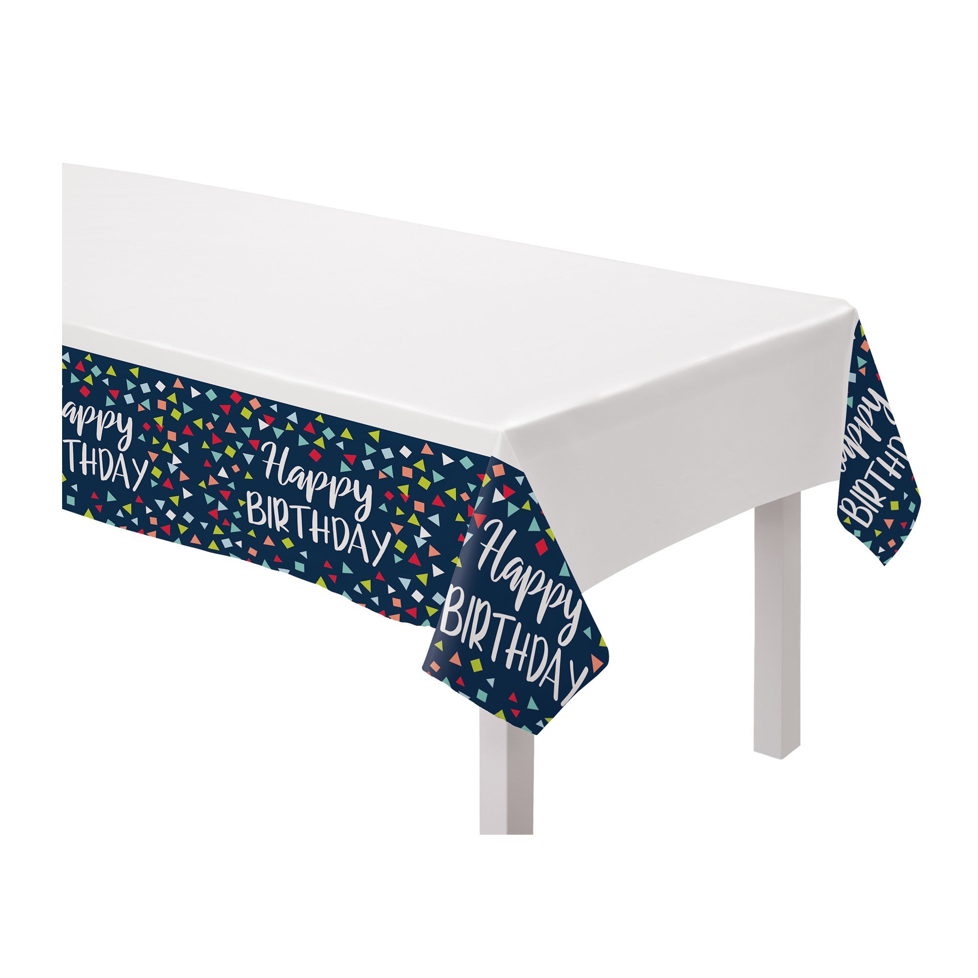 A Reason to Celebrate Plastic Table Cover  54x96in