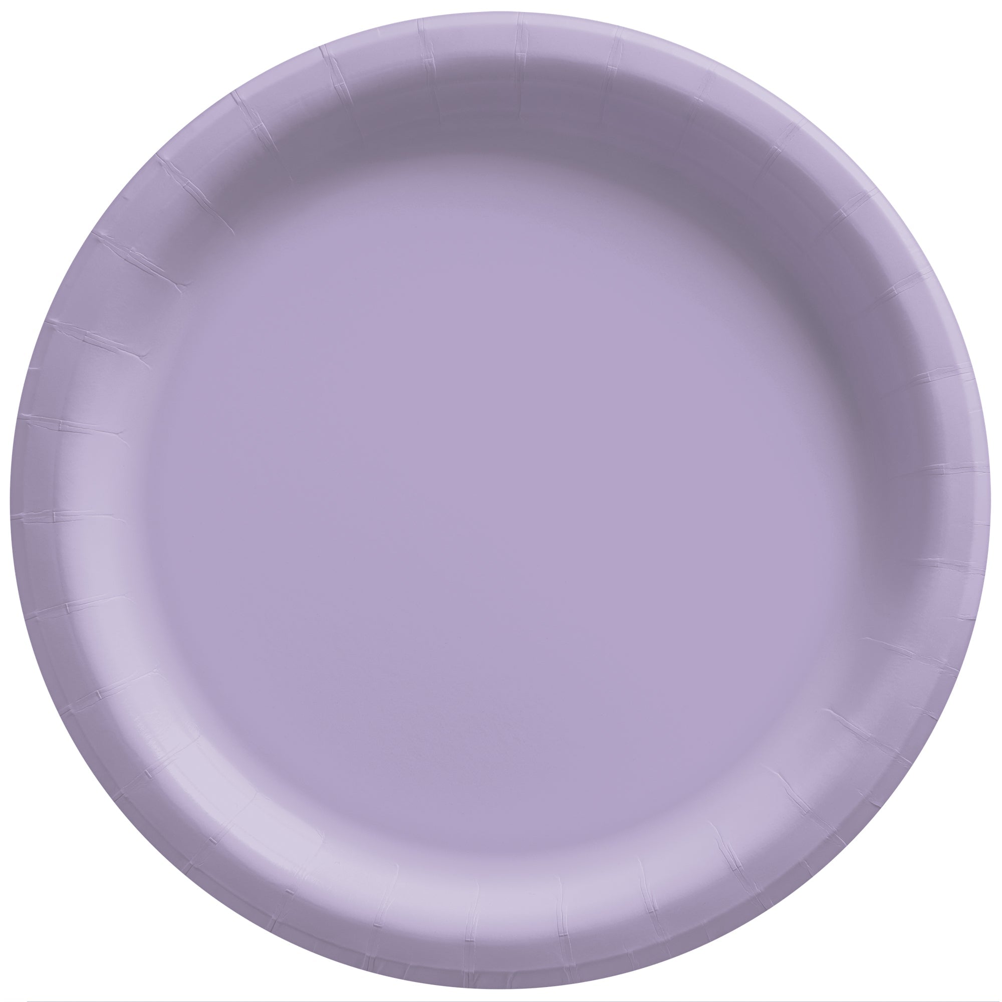 Round Paper Plates  Lavender  20 Pcs  6.75in