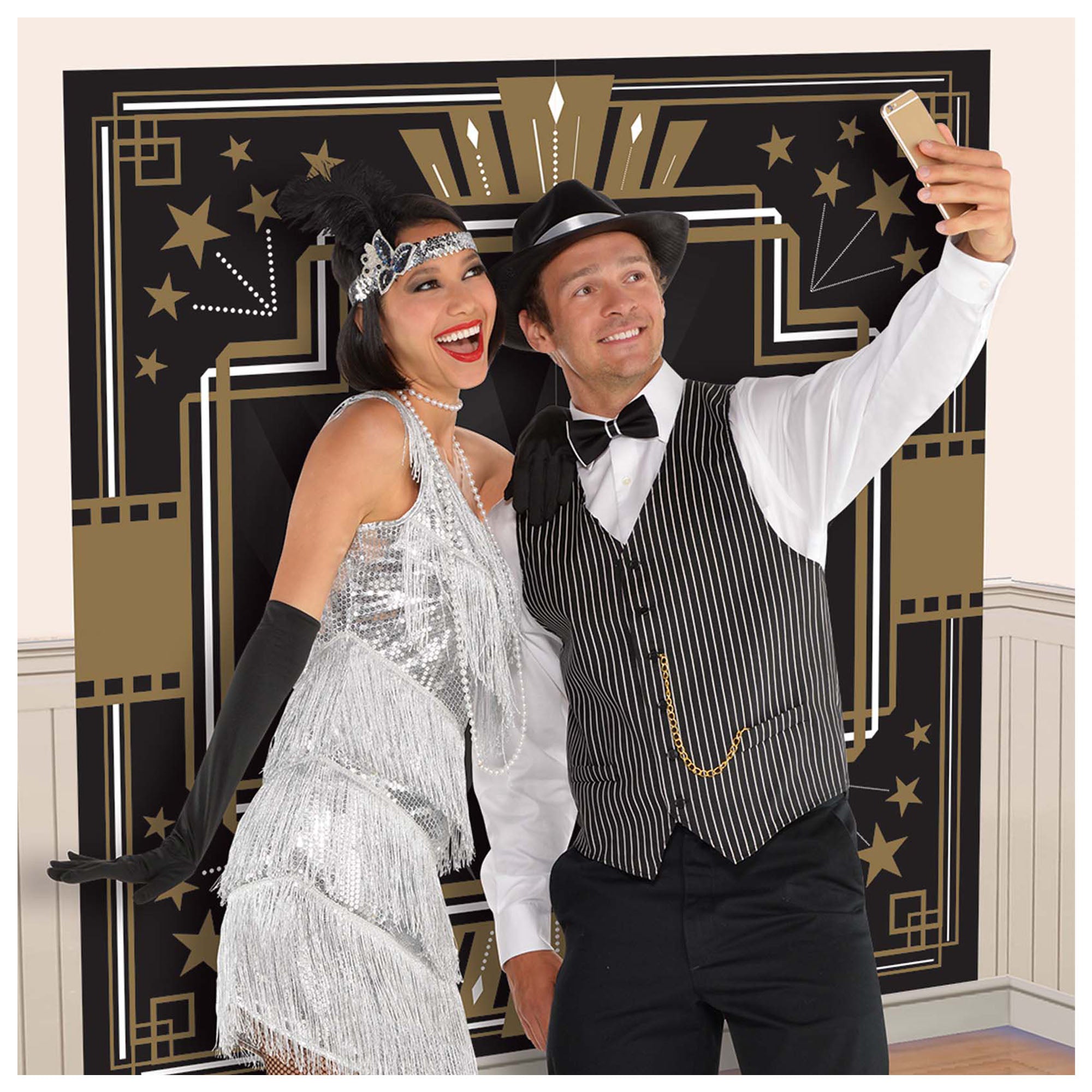 Glitz & Glam  Photo Booth Scene Setters  Plastic  5ft5inx5ft5in