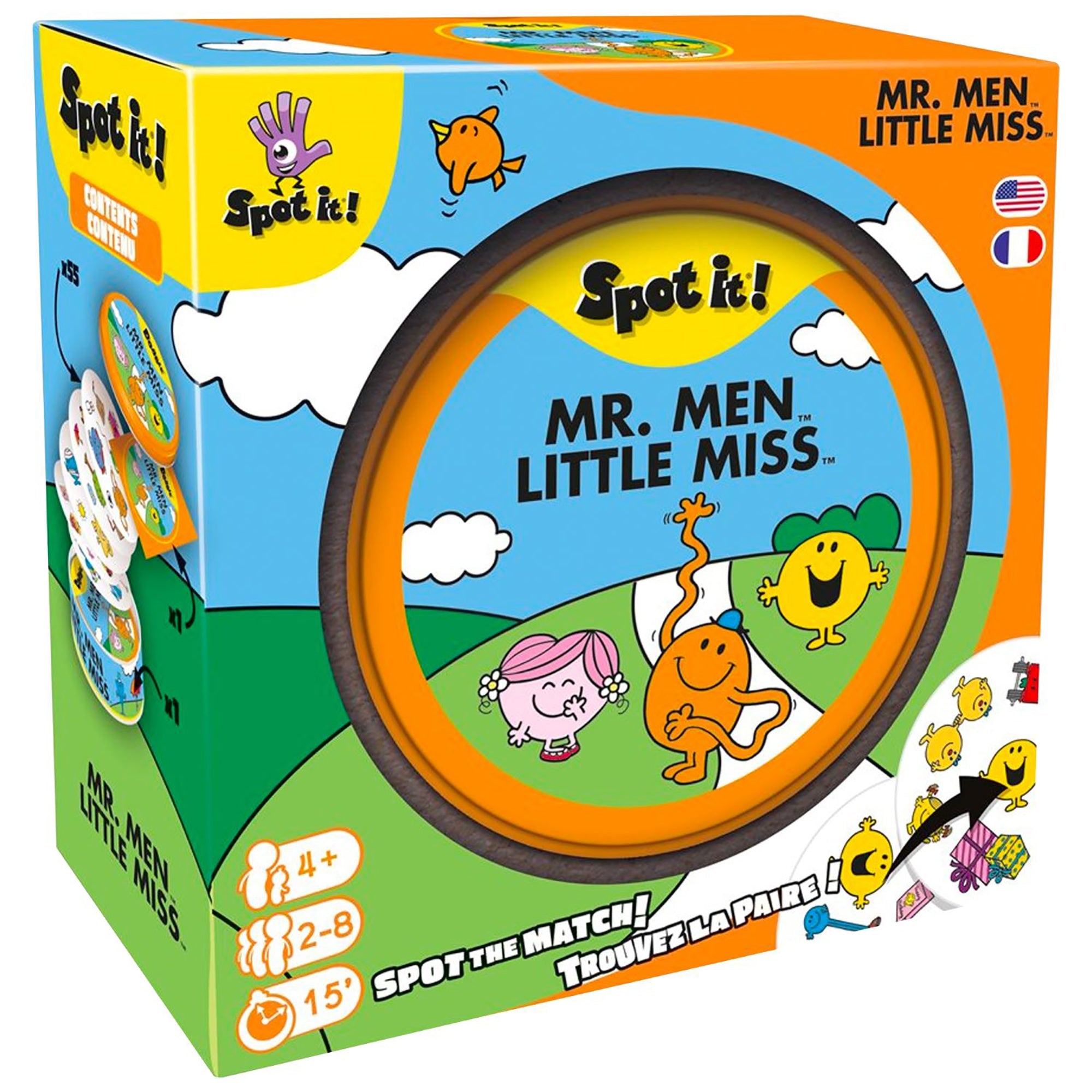 Dobble Game Spot it!  Mr Men and Little Miss - Multilingual 6+