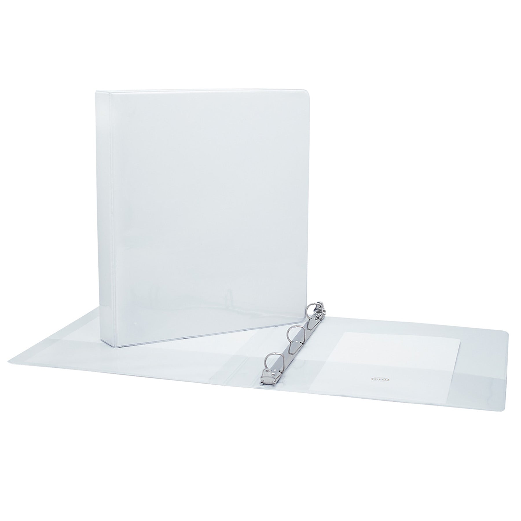 GEO Presentation Binder D-Ring White 0.5in