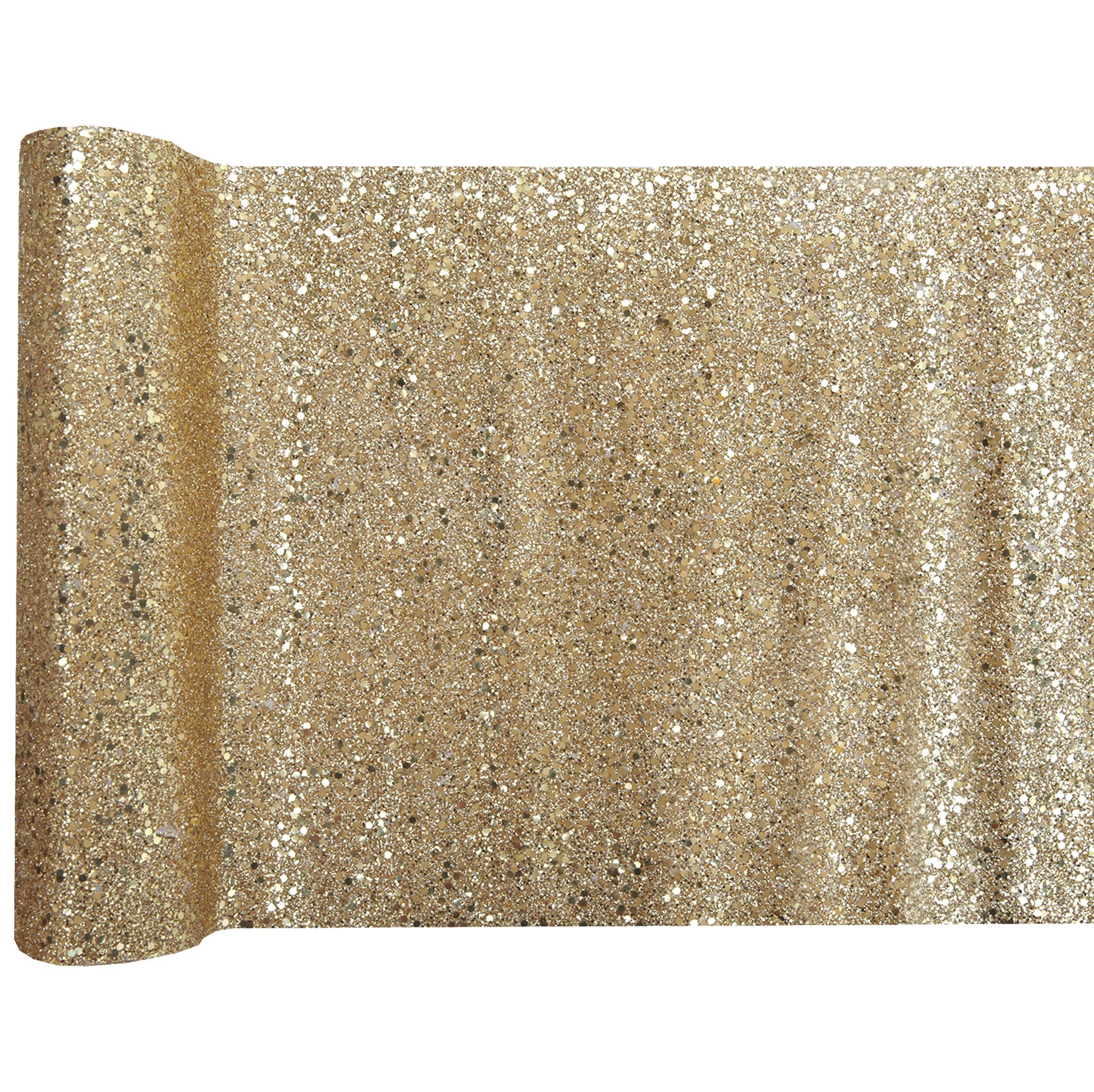 Gold Glitter Table Runner 11x118in