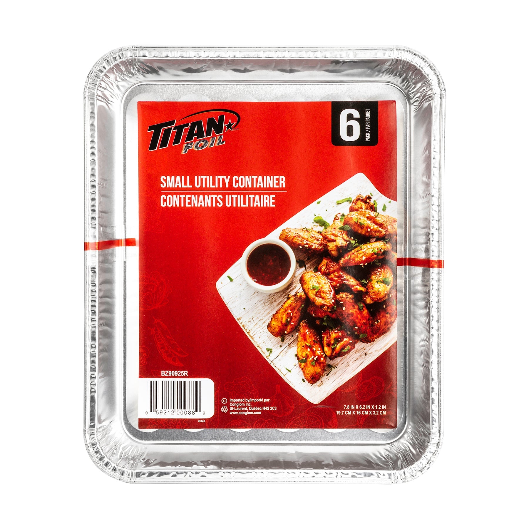 Titan 6 Aluminium Small Utility Containers  7.8x6.2x1.2in