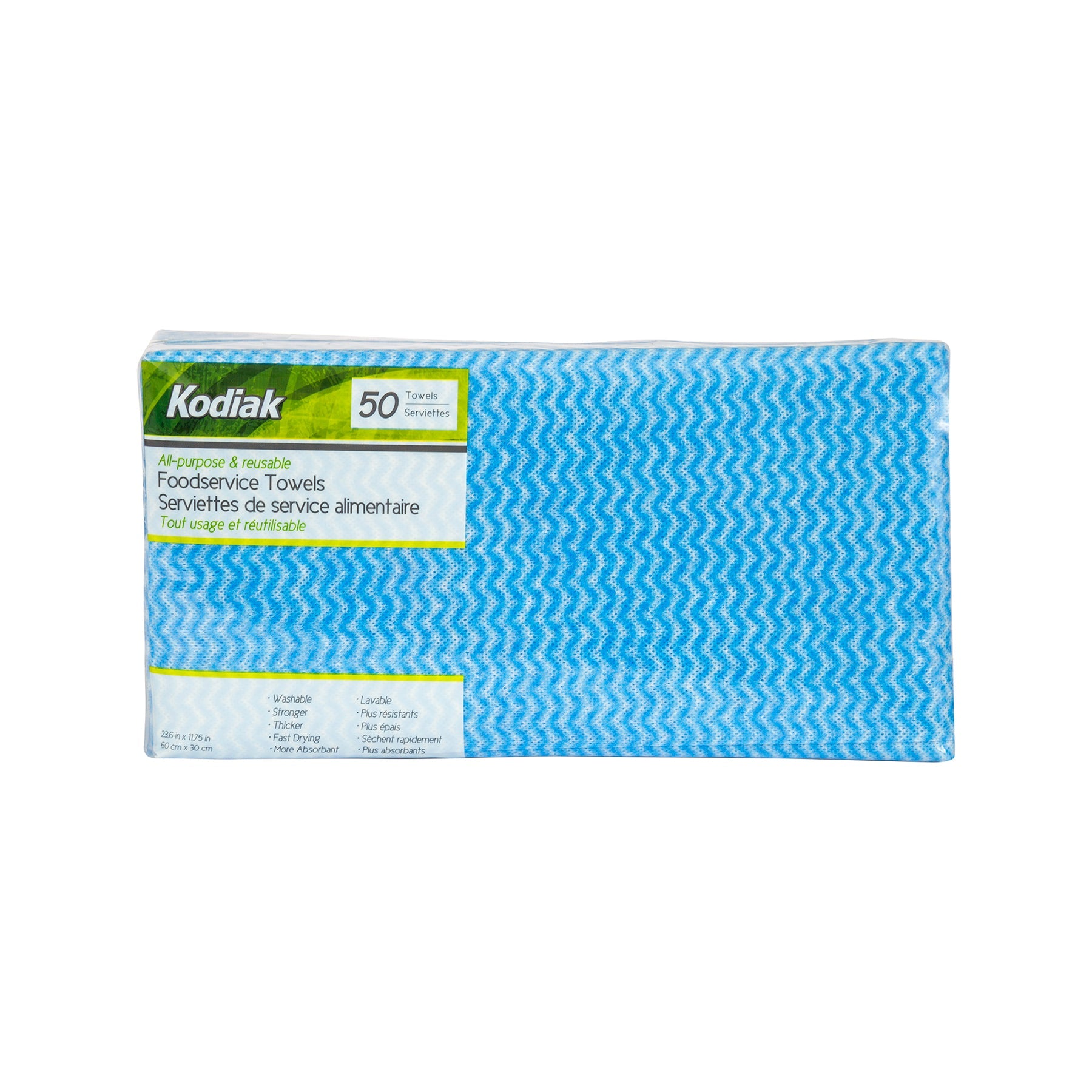 Kodiak  50 Foodservice Blue Towels  23.6x11.75in