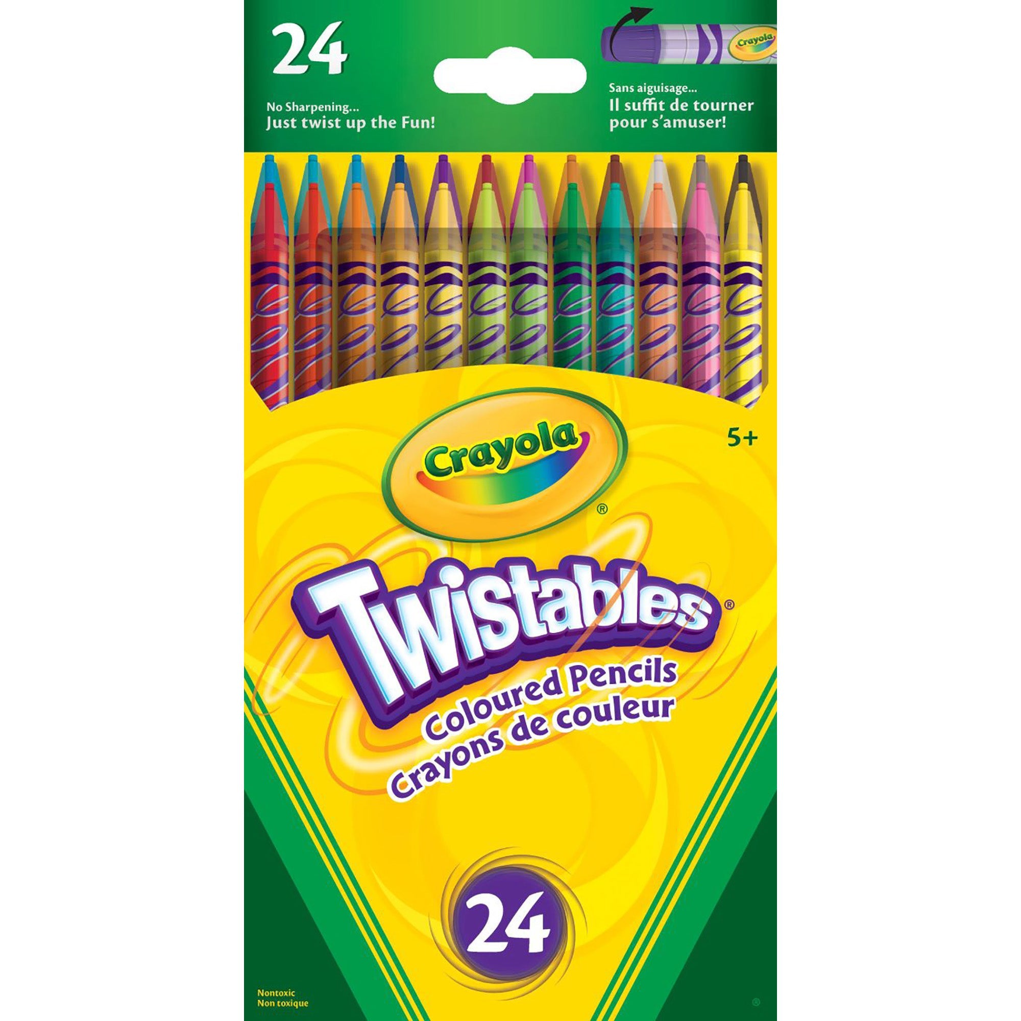 Crayola 24 Twistables Colored Pencils