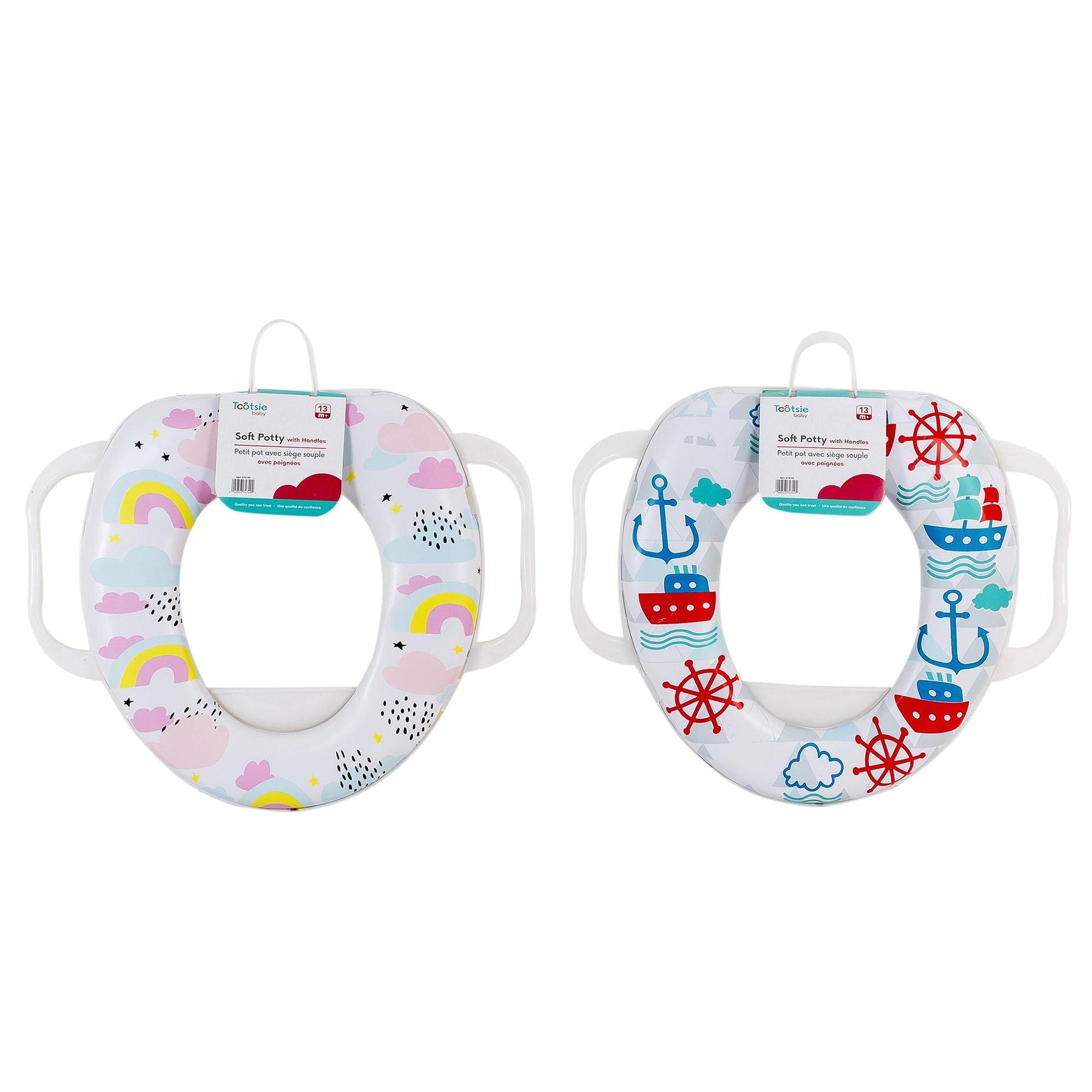 Tootsie Baby Potty Seat with Handles 11.5x14x2.5in