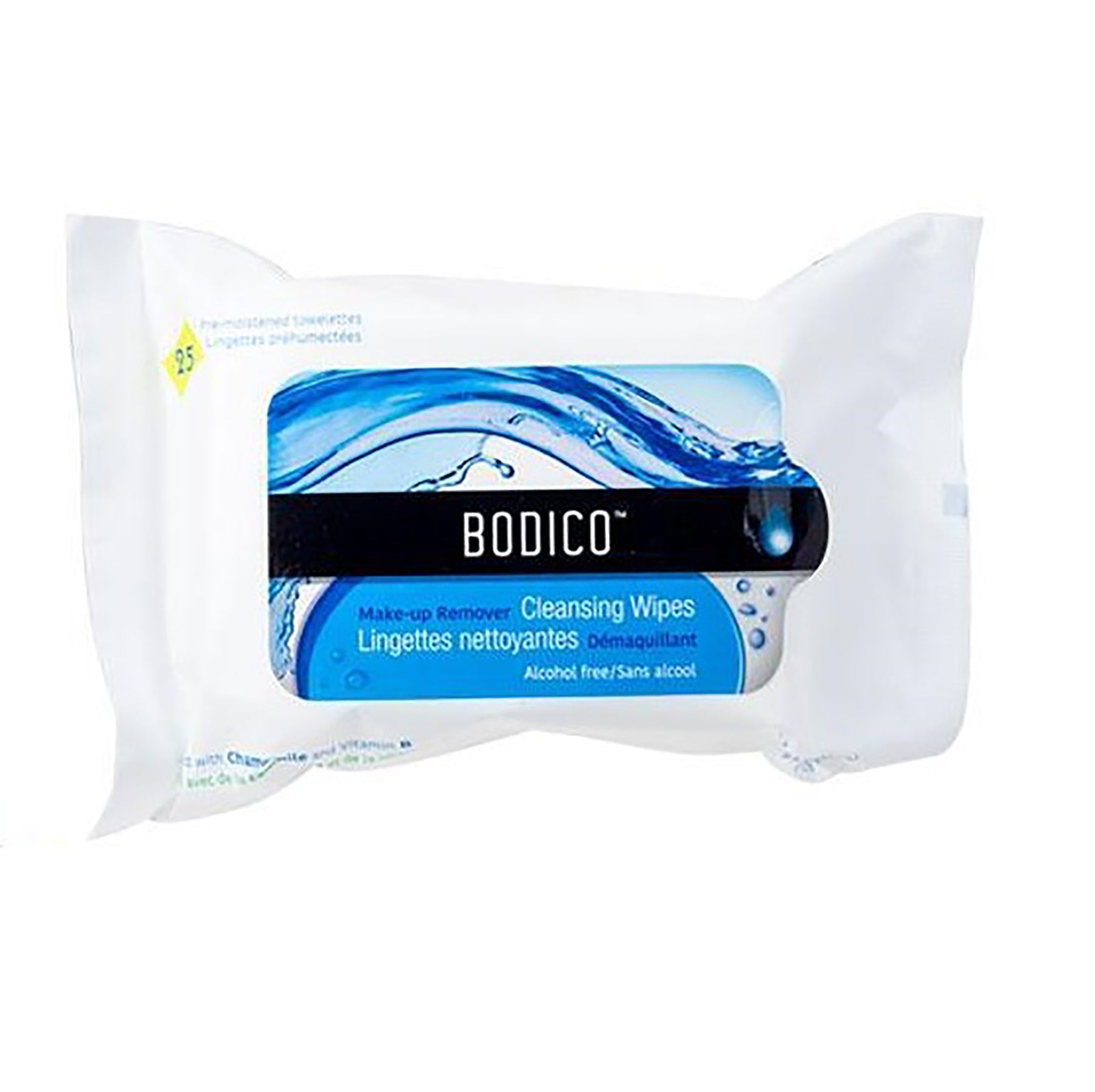 Bodico 25 Facial Wipes Alcohol Free 6x7.8in