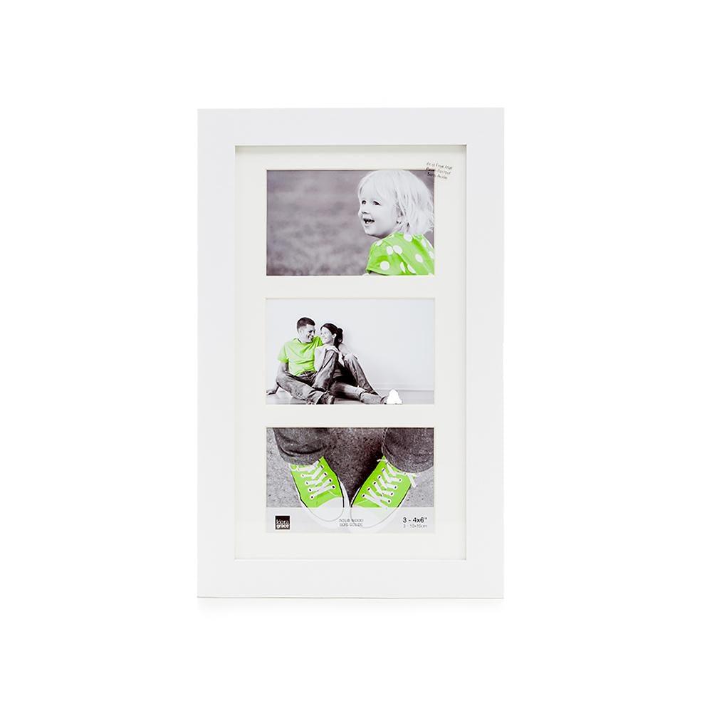 Langford Collage Frame 8X14In (For 3-4X6) - White - Dollar Max Depot