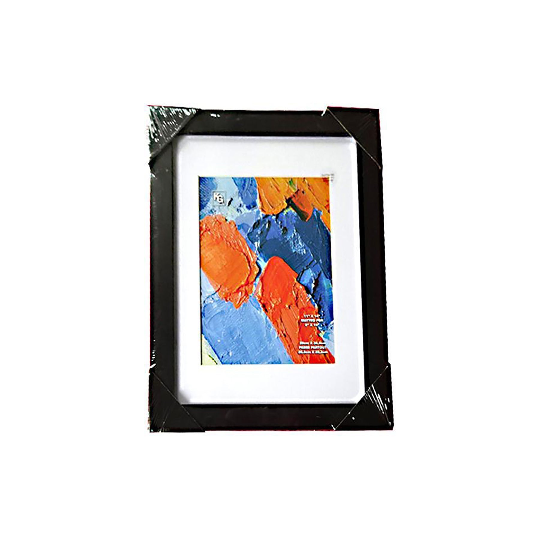 KG Langford Black Wood Frame 11x14in Photo 8x10in