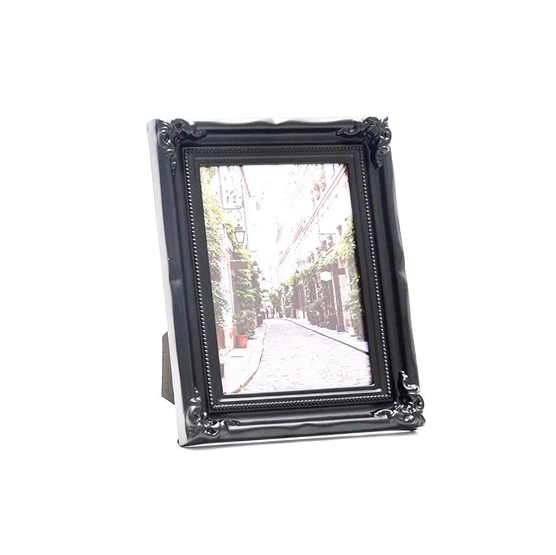 KG Georgia Black Frame Plastic Embossed 5x7in