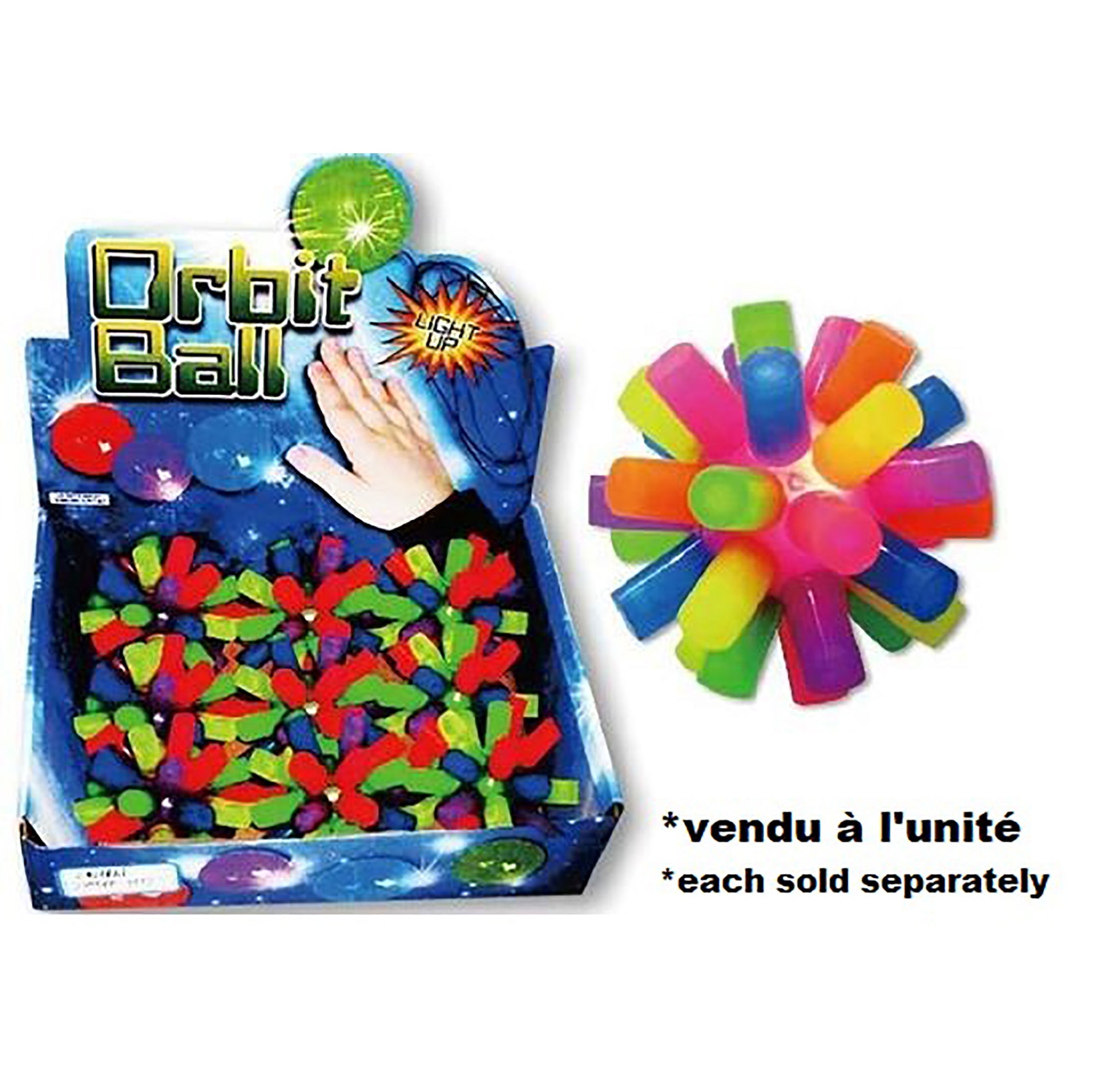 Light-up Bouncing Orbit Ball 3in  6+