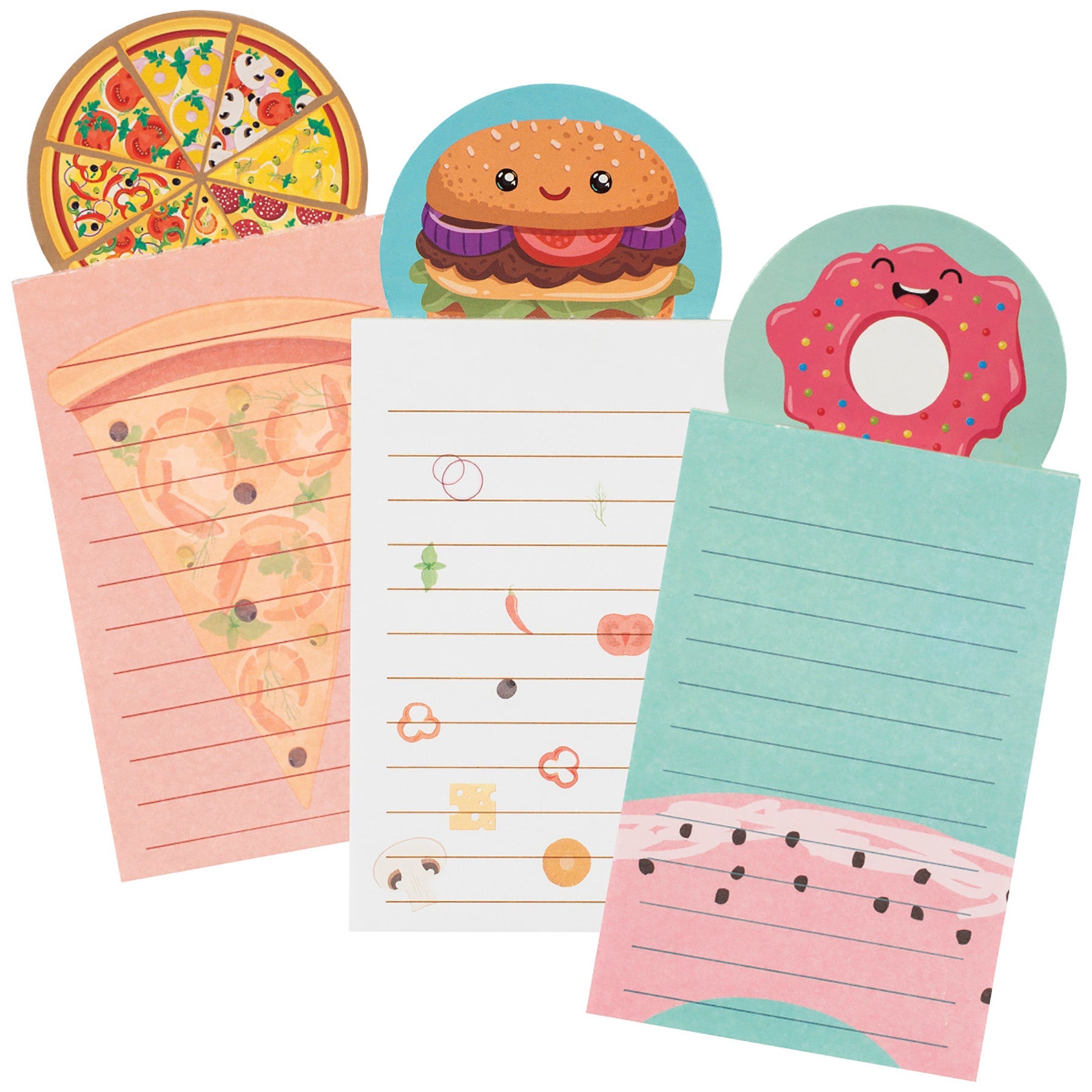 Merangue Magnetic Food Memo Pad 50 Single-sided Ruled Pages 3.5x5.5in