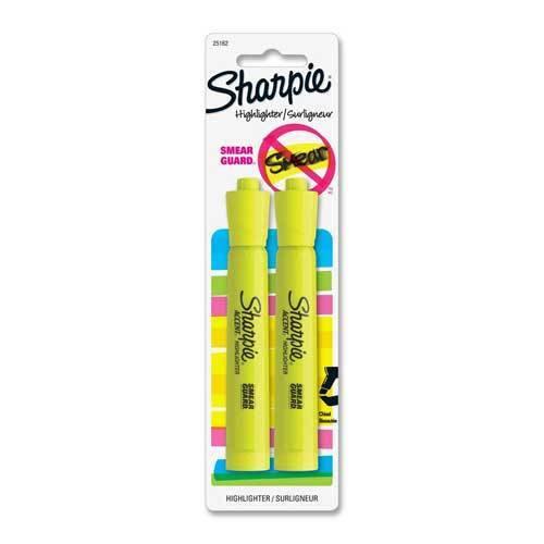 Sharpie 2 Highlighters Smear Guard - Dollar Max Depot