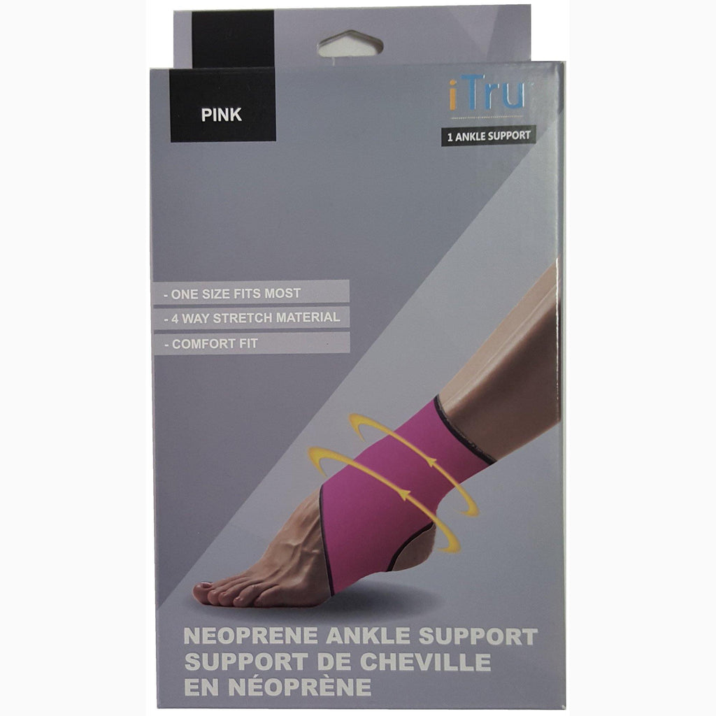 Adjustable Knee Support - with Velcro Enclosures - Black - Neoprene  Stretchable Material