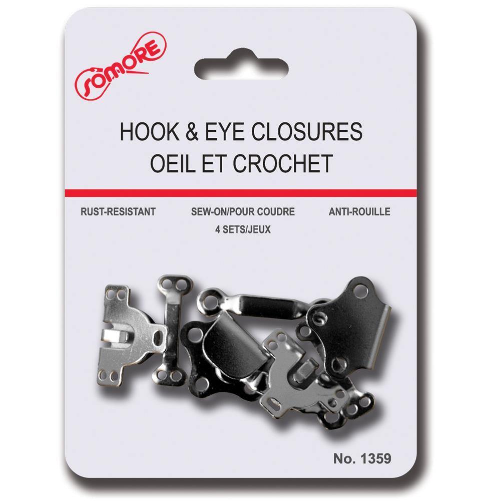 Hook & Eye Closures - 4 - Dollar Max Depot