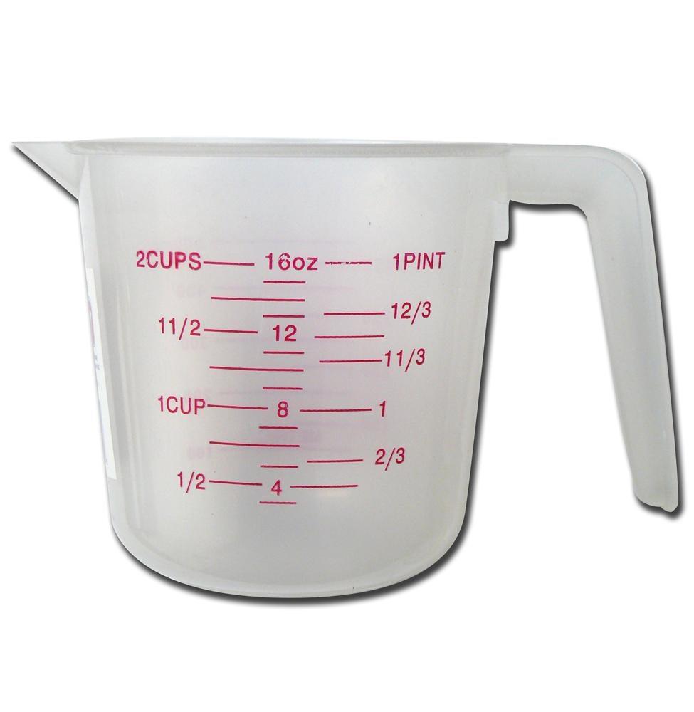 Measuring Cup - Plastic 500 Ml/2 Cups - Dollar Max Depot