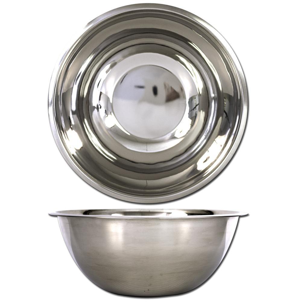 Deep Mixing Bowl- 13-1/2"/34Cm Stainless Steel - Dollar Max Depot