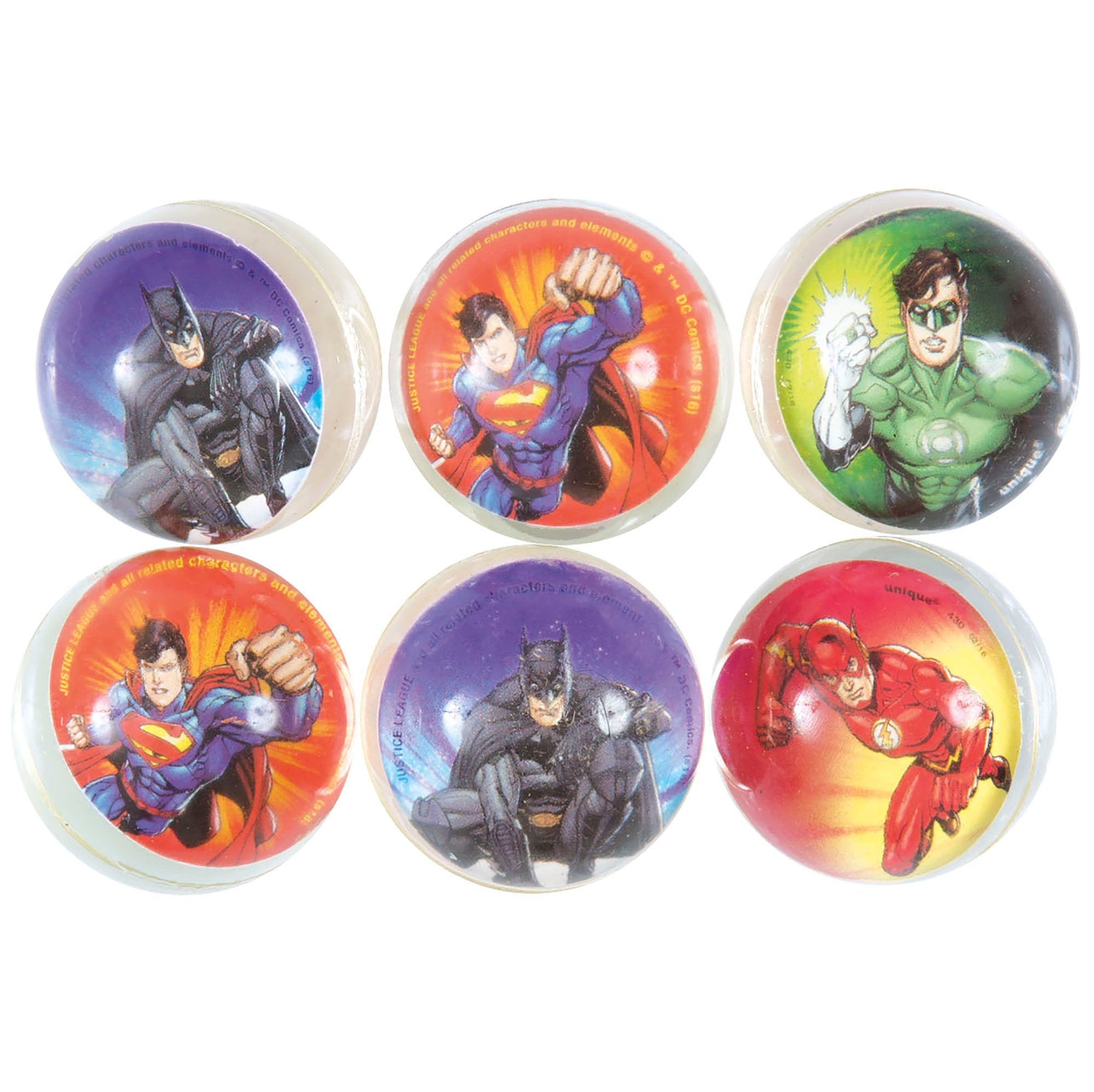 Justice League 6 Bounce Balls 