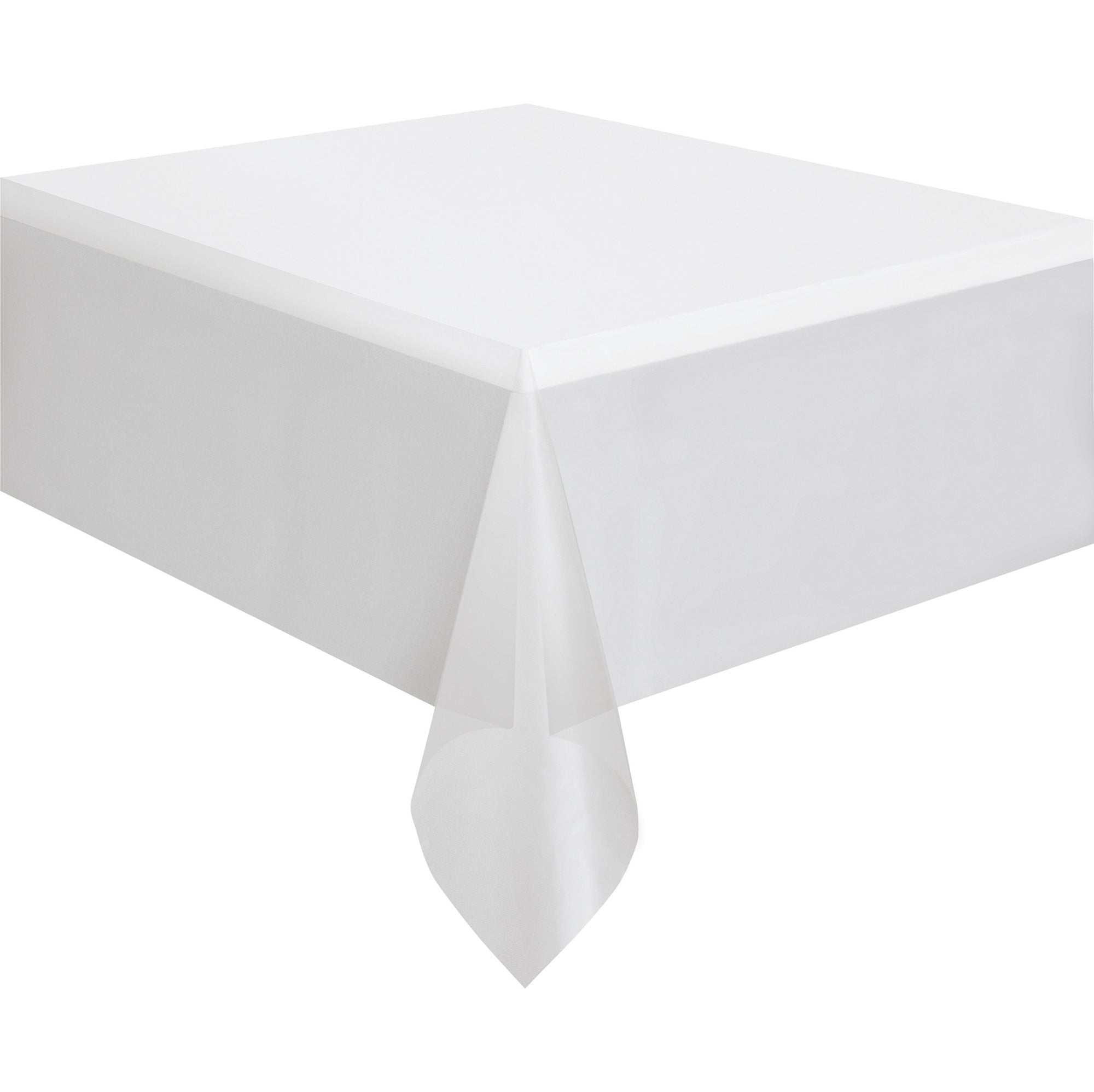 Plastic Table Cover Clear 54x108in