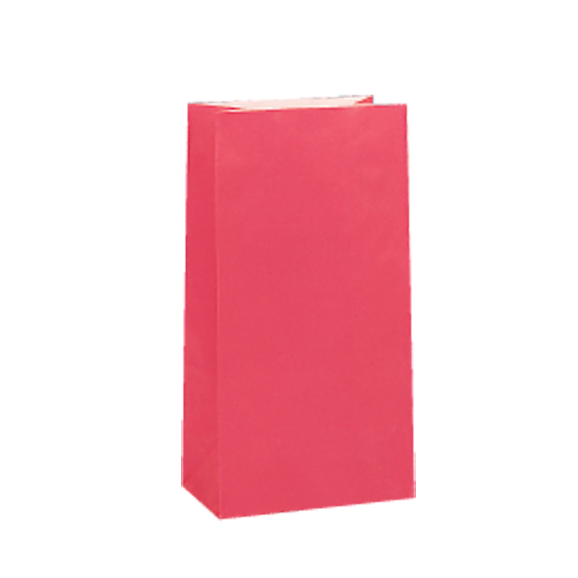 10 Party Paper Bags Assorted Neon 10H x 5W in