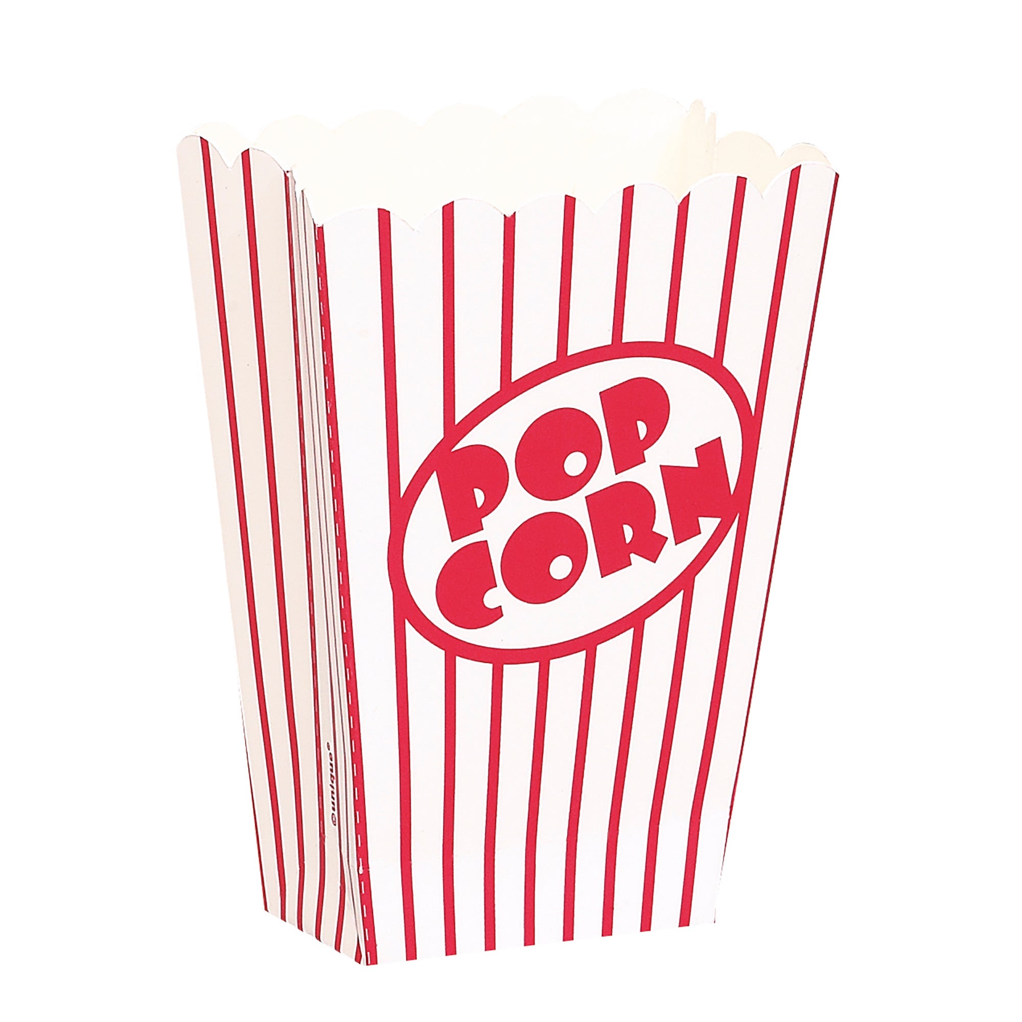 10 Small Popcorn Boxes 5.25Hx3.75Wx2.25D