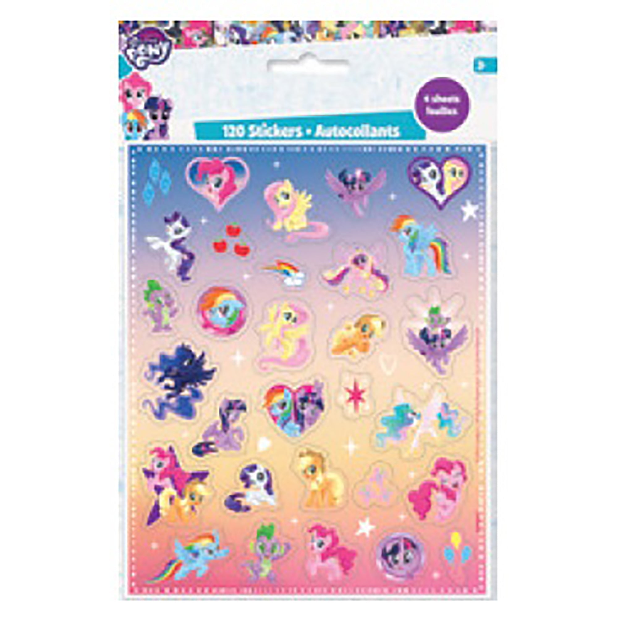 My Little Pony Stickers 4 Sheets