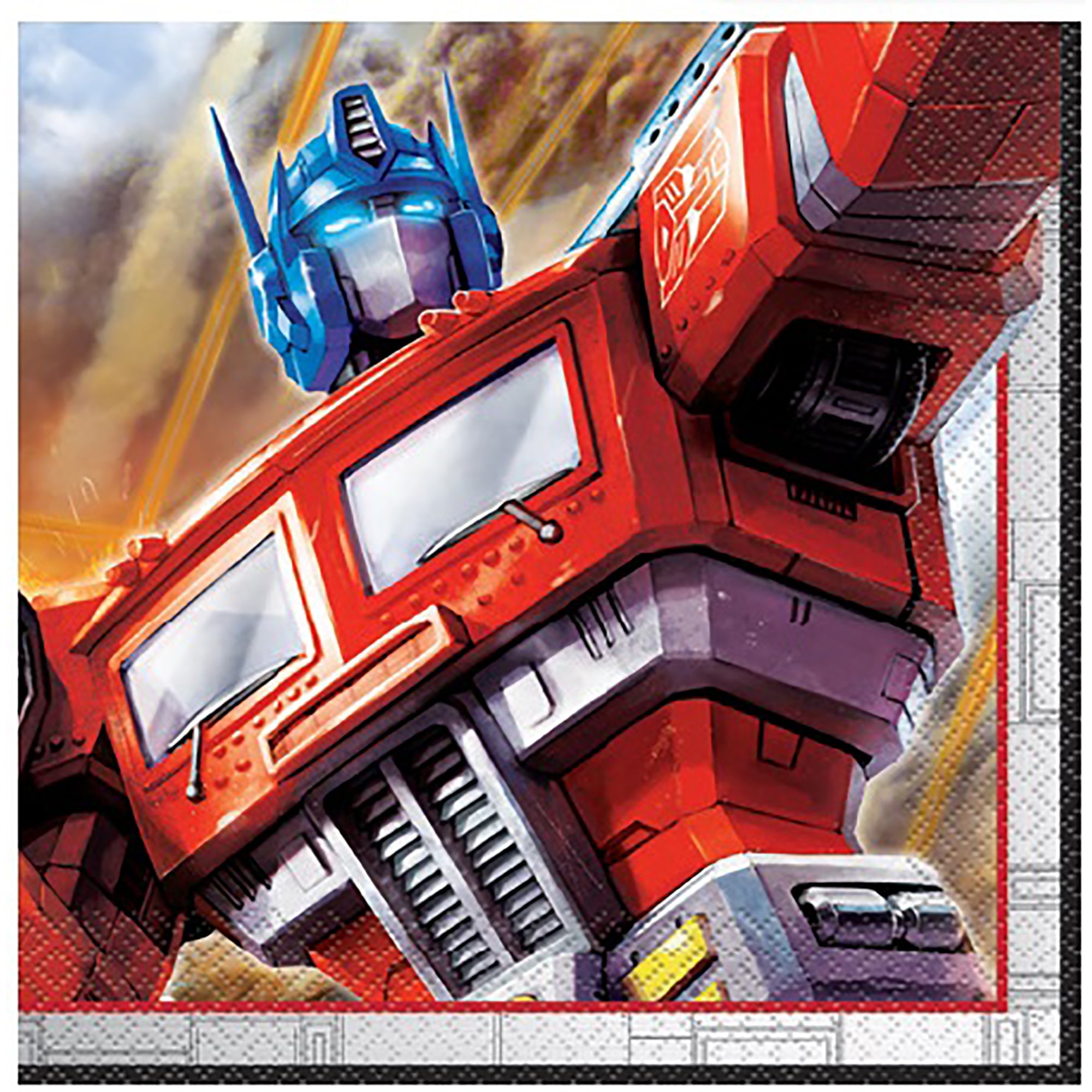 Transformers 16 Luncheon Napkins 12.75x12.75in