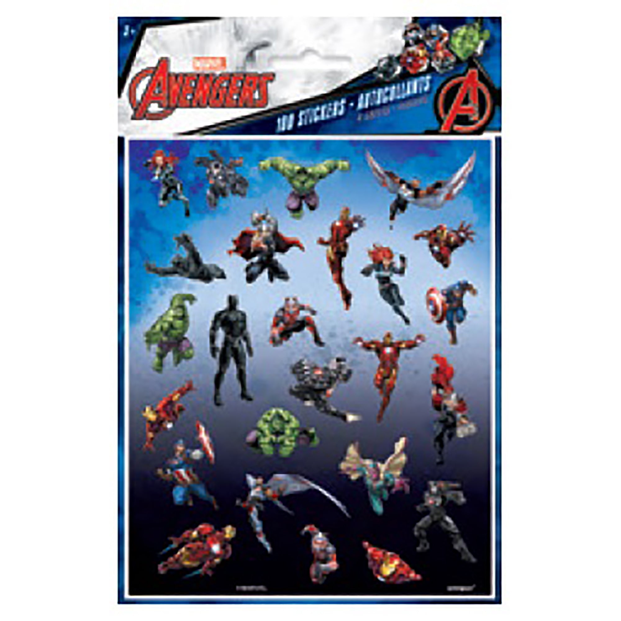 Avengers Stickers 4 Sheets