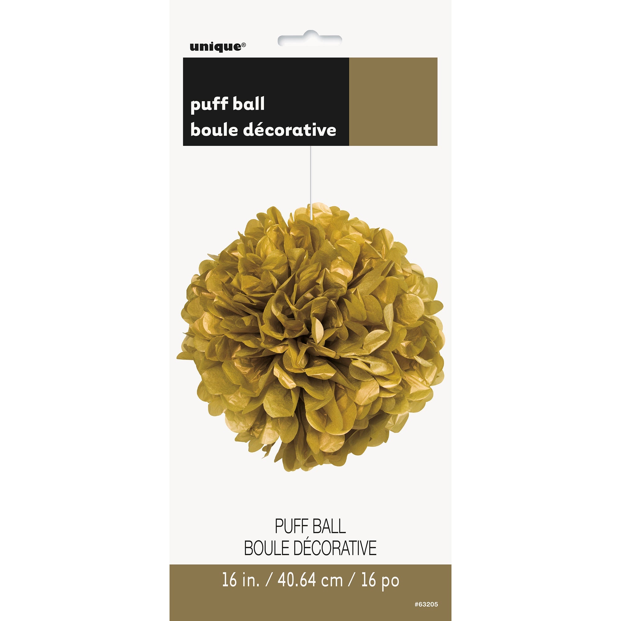 Puff Ball Gold Tissue 16in