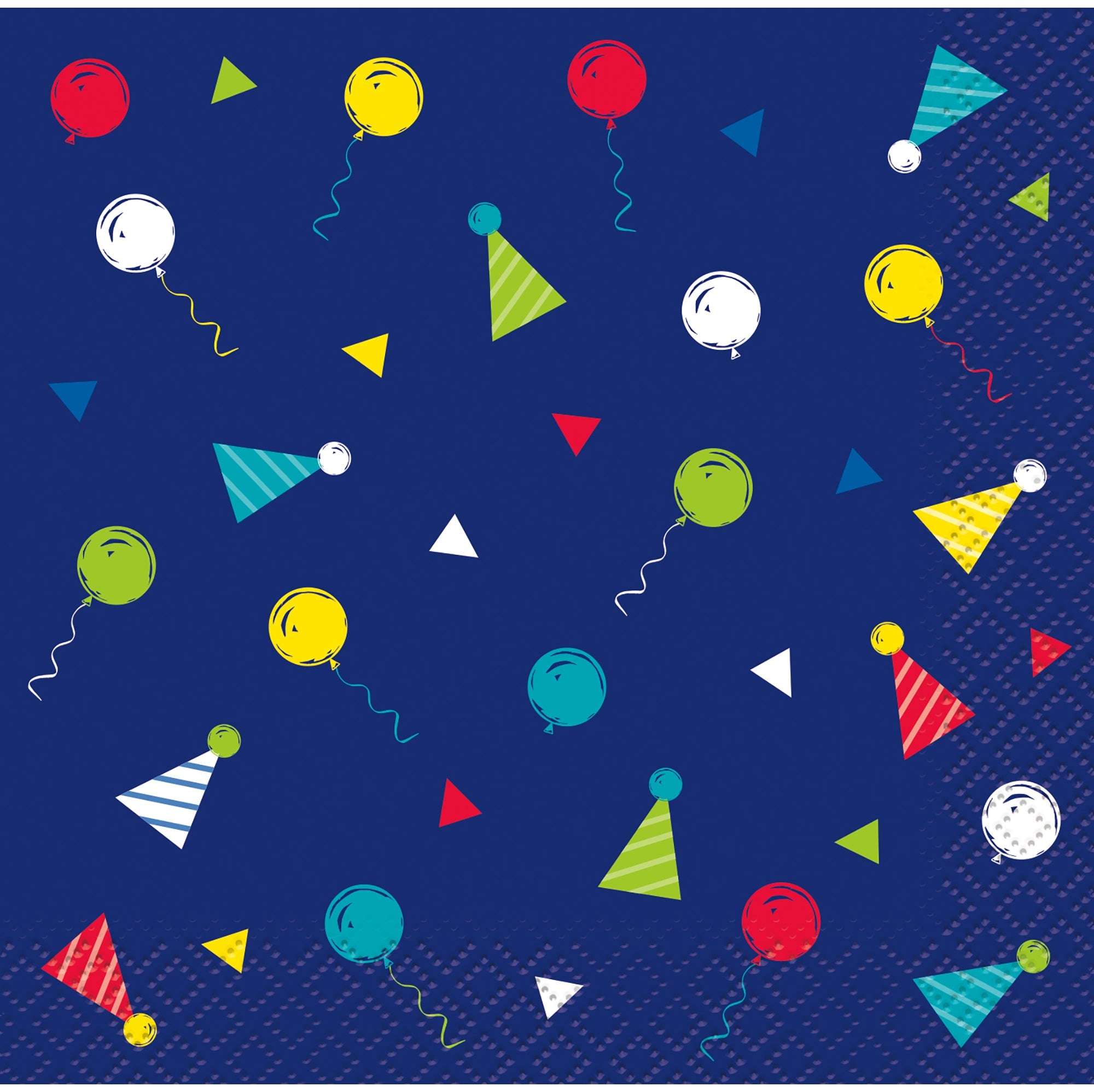 Preppy Birthday 16 Beverage Napkins 9.75x9.75in