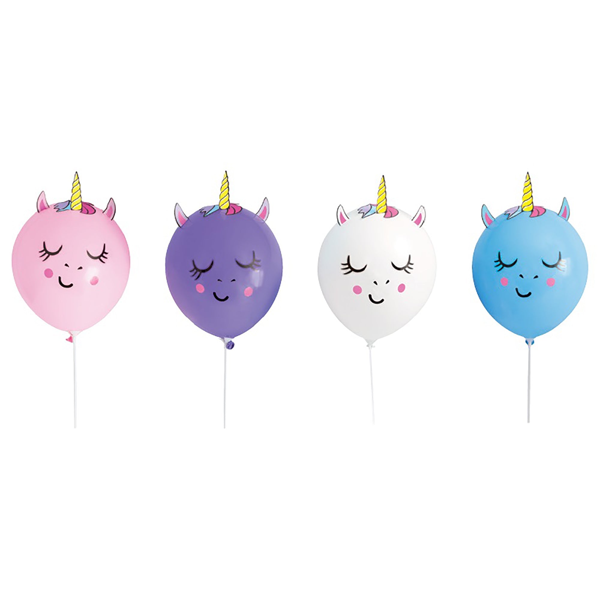 Make your own Unicorn 12in Latex Ballons 4pcs