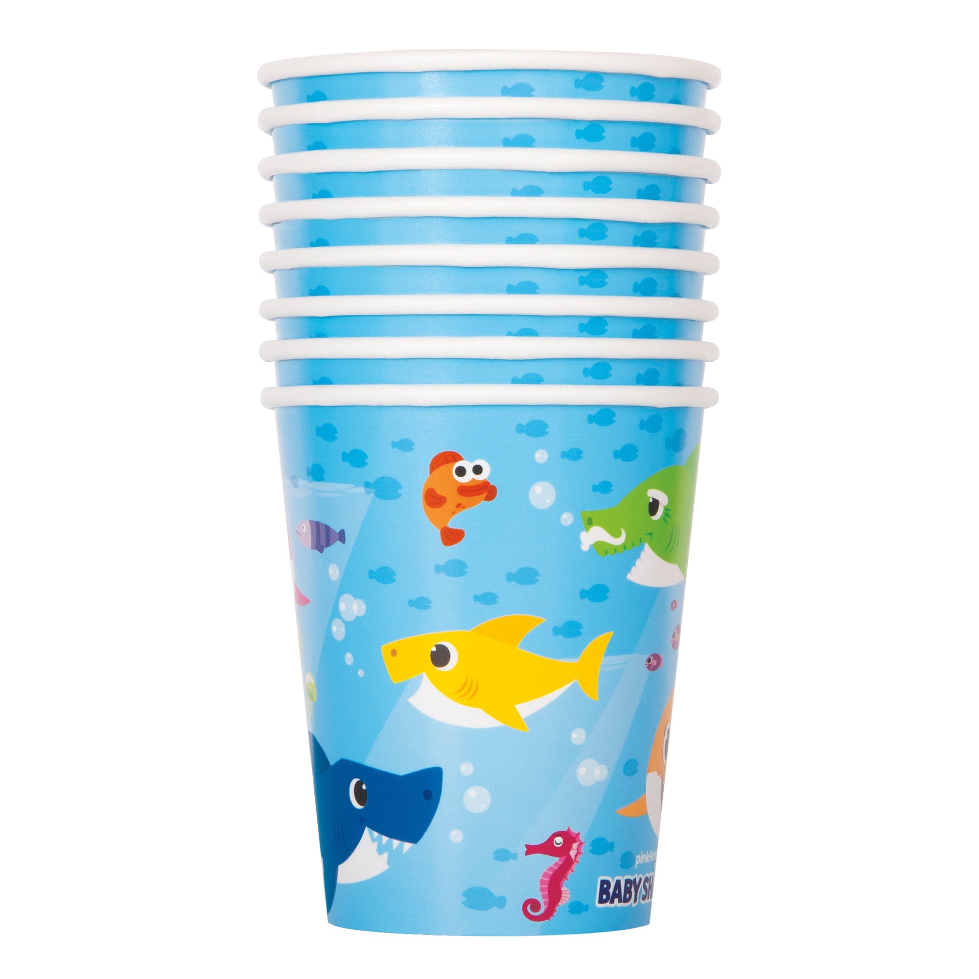 Baby Shark 8 Paper Cups 9oz