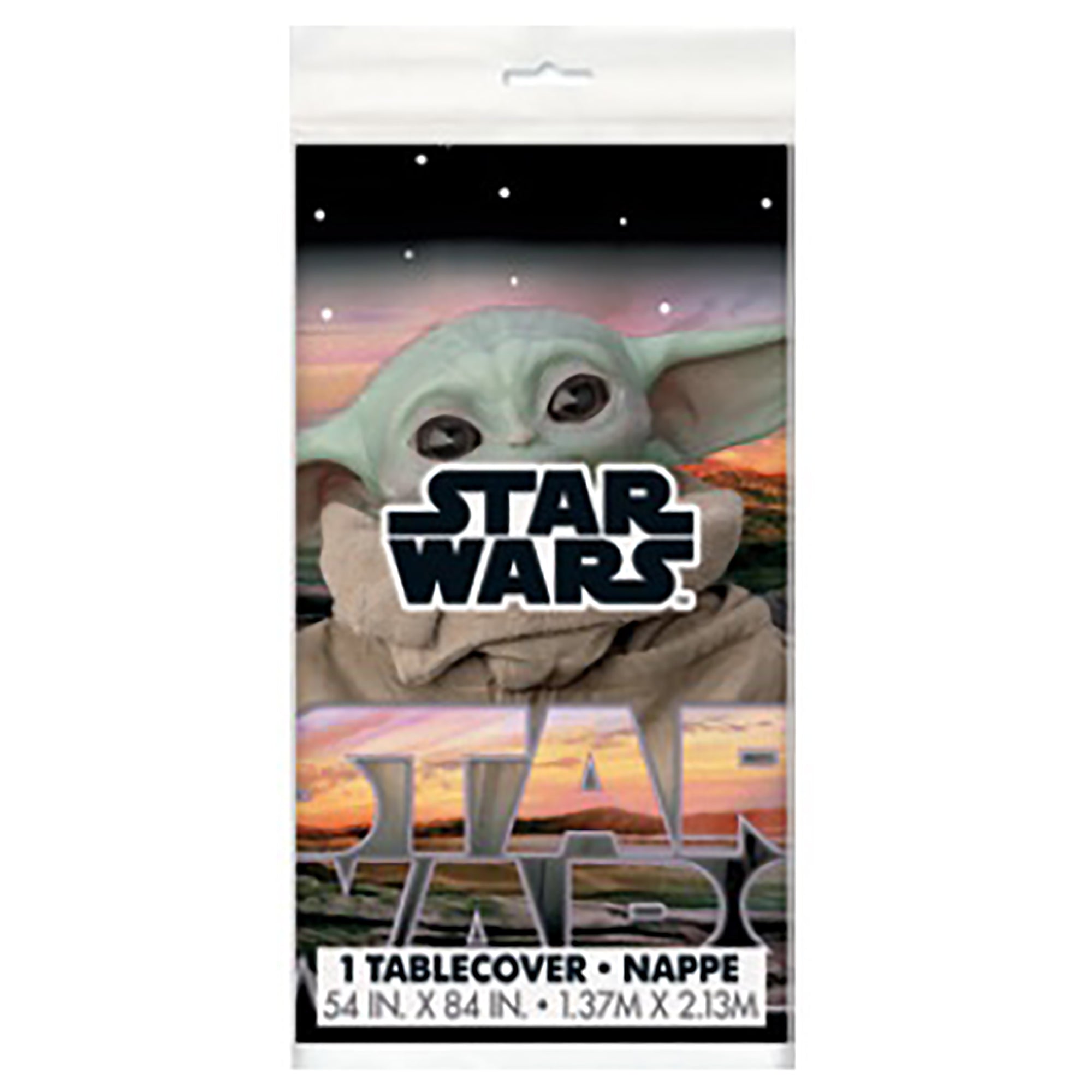 Baby Yoda Plastic Table Cover 54x84in