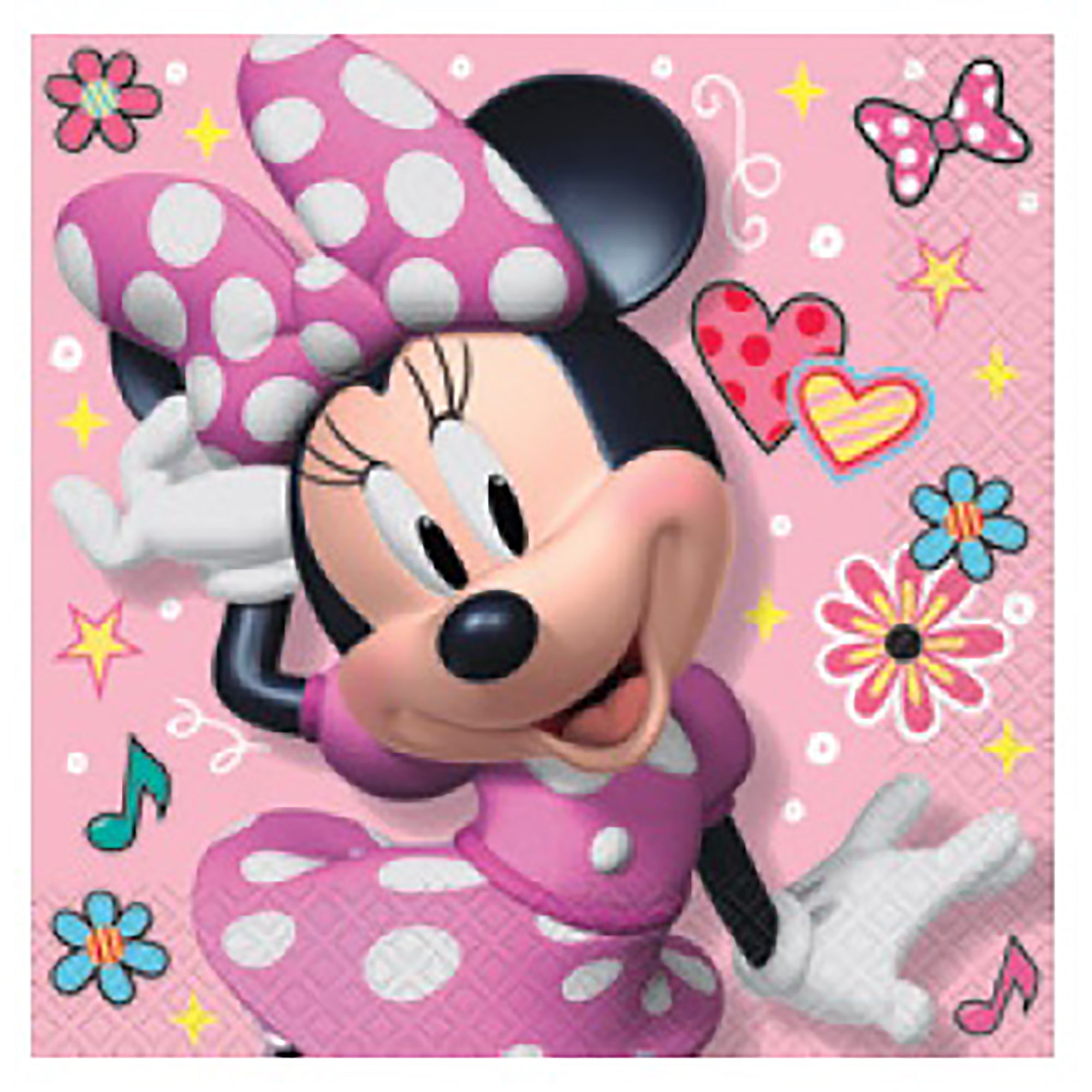 Minnie 16 Luncheon Napkins 12.75x12.75in