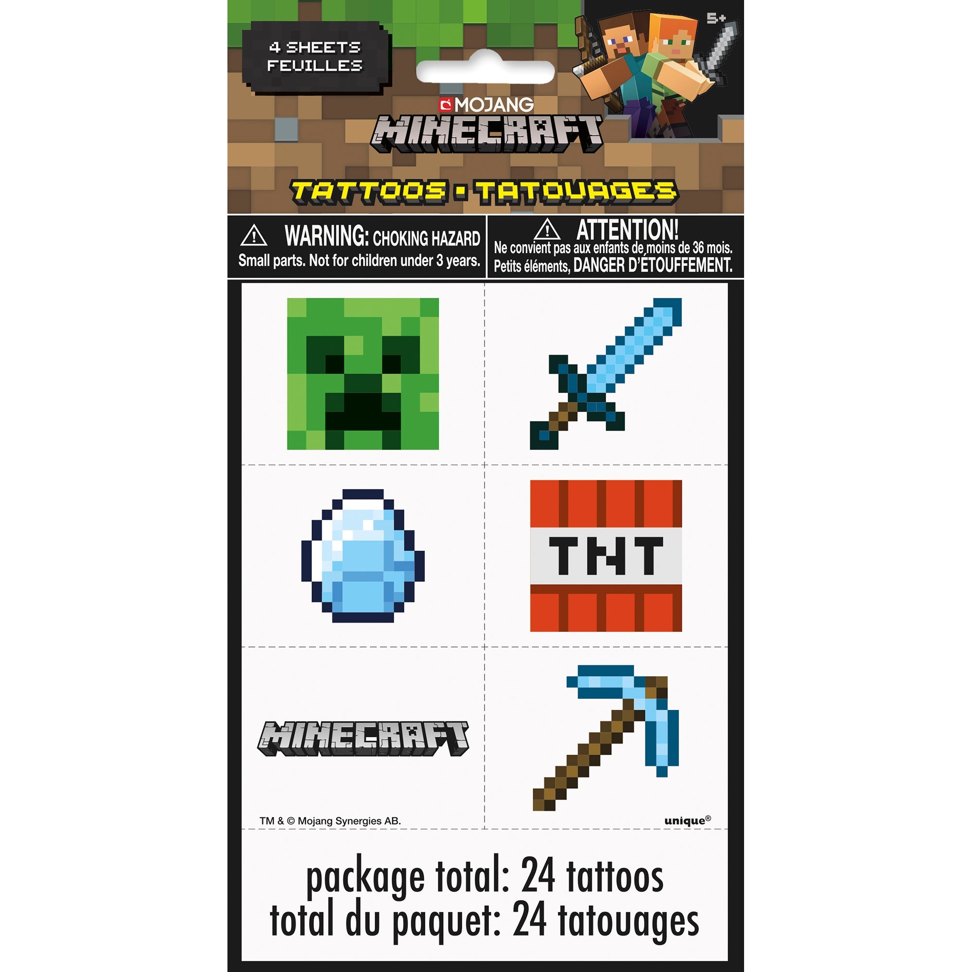 Minecraft 24 Tattoos