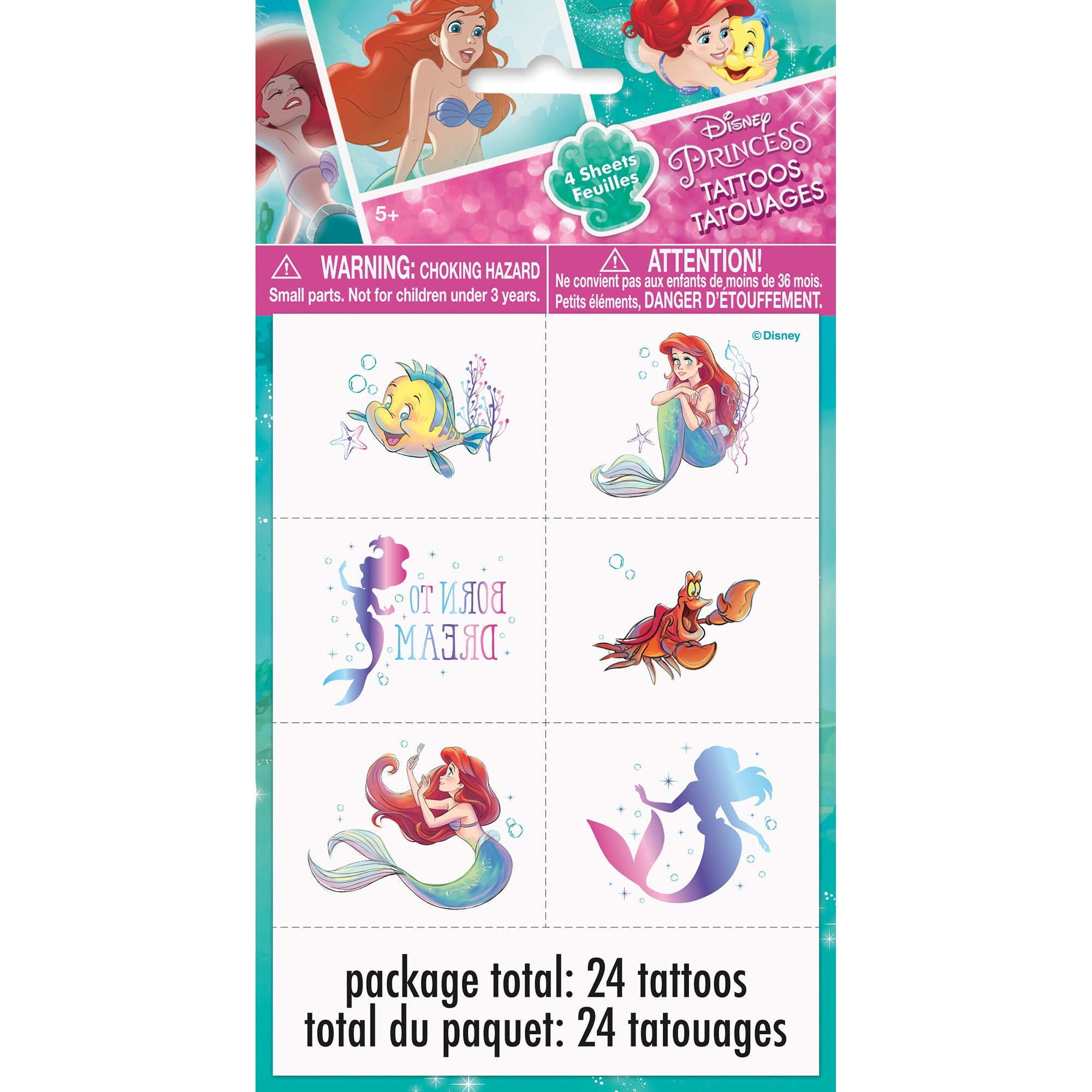 The Little Mermaid 24 Tattoos