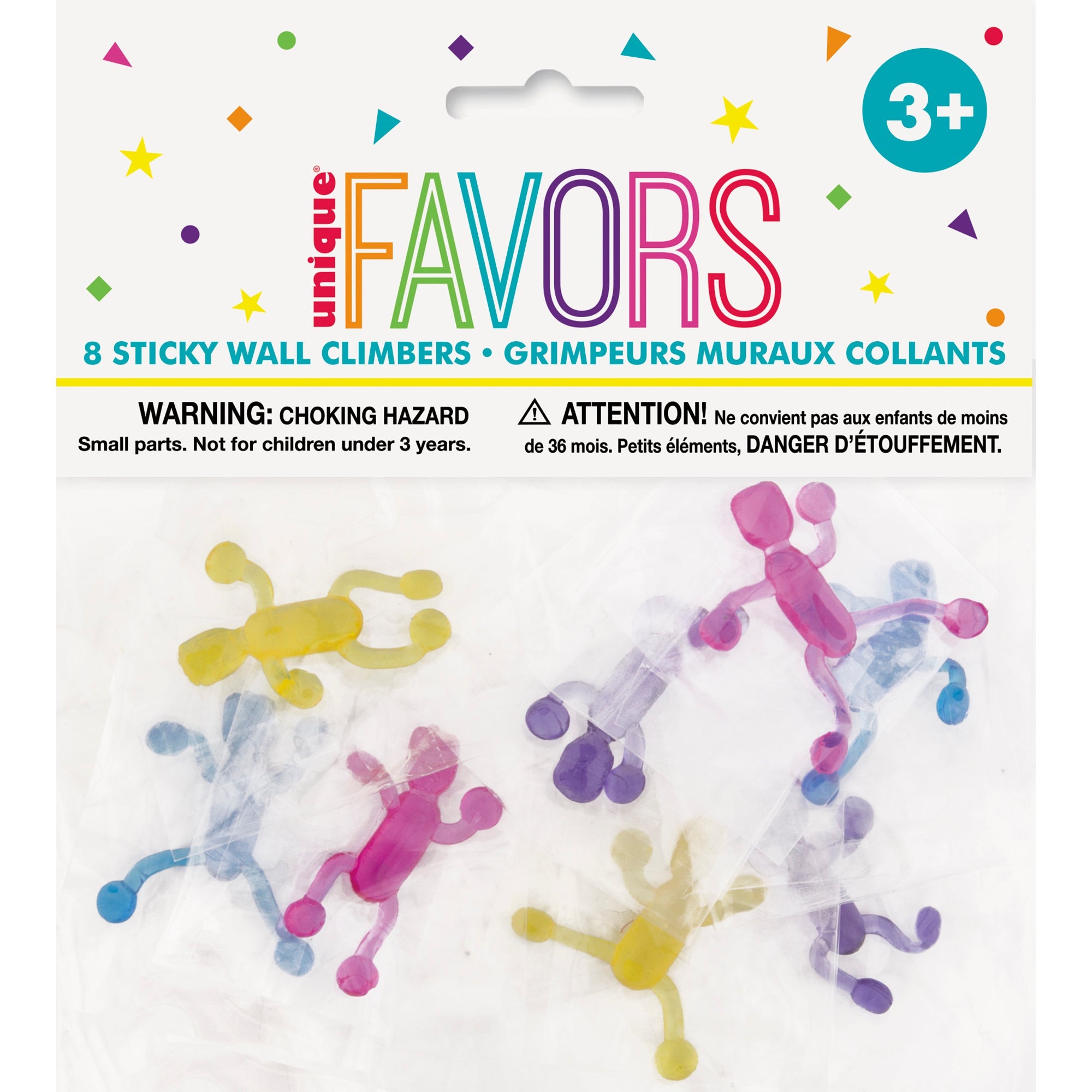 8 Sticker Wall Climbers 1x1in